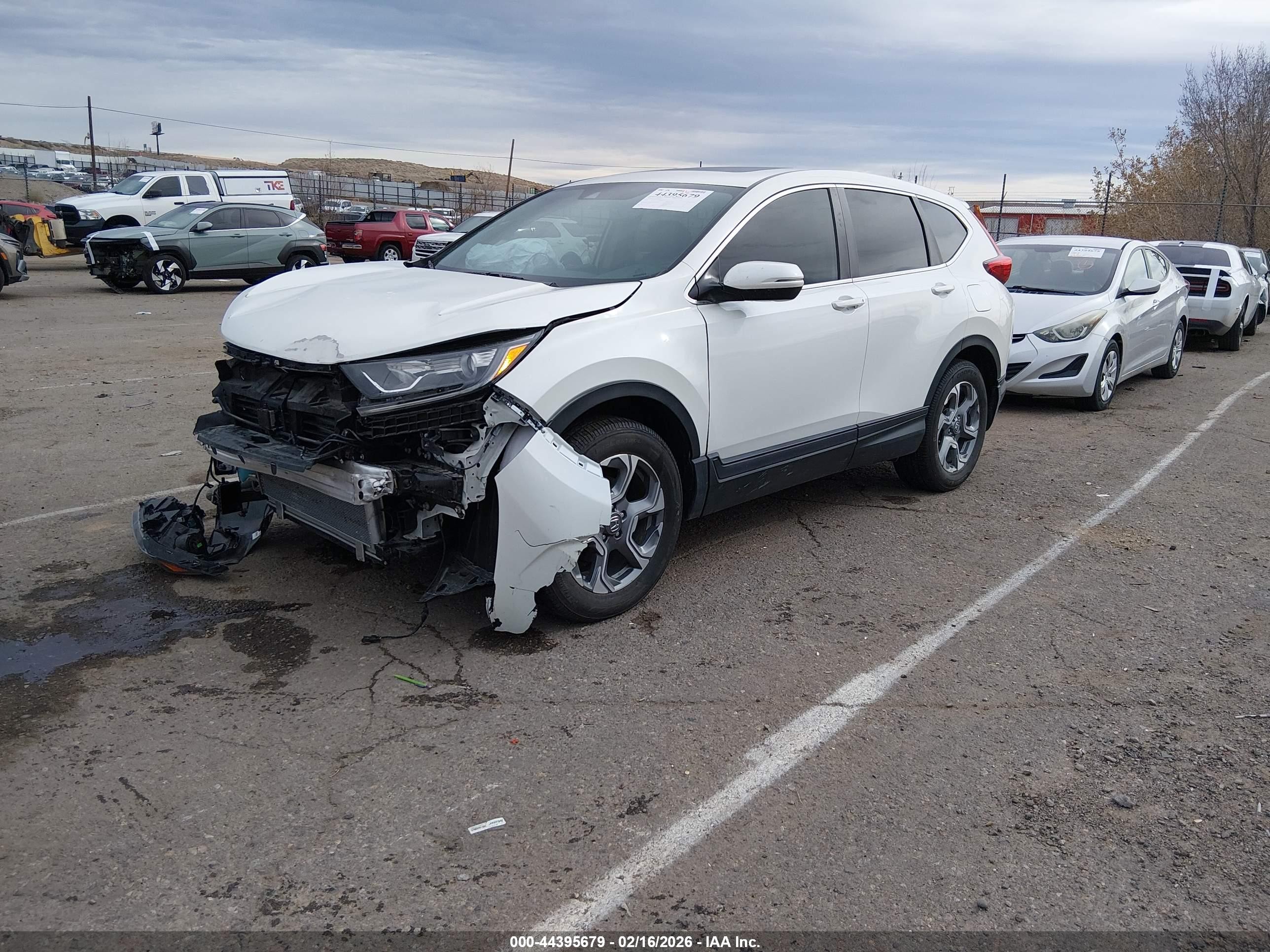 2018 Honda Cr-v Ex-l/ex-l Navi Белый vin: 2HKRW2H86JH682155