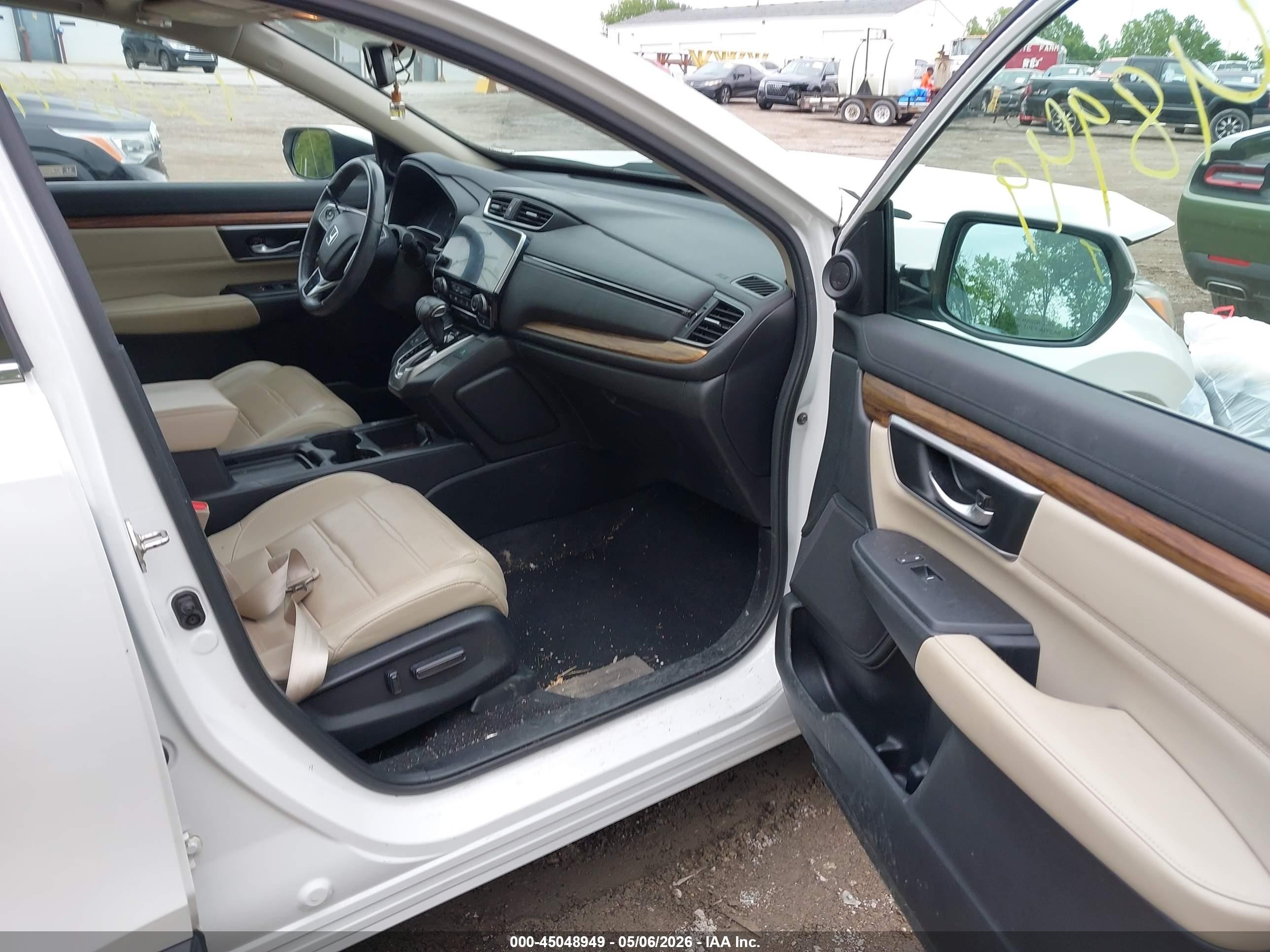 2019 Honda Cr-v Ex-l Белый vin: 2HKRW2H86KH633782
