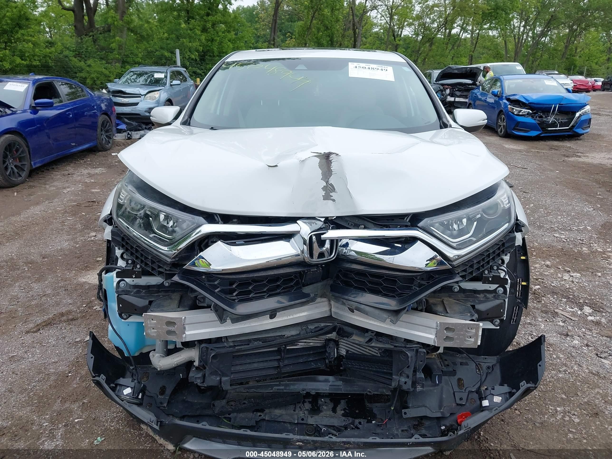 2019 Honda Cr-v Ex-l Белый vin: 2HKRW2H86KH633782