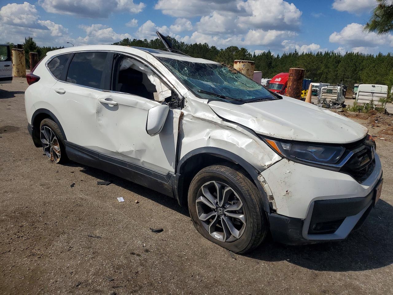 2021 Honda Cr-v Exl Белый vin: 2HKRW2H86MH670298