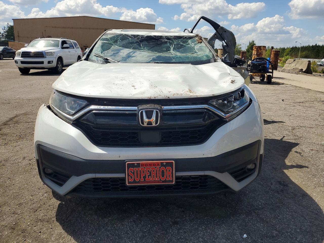 2021 Honda Cr-v Exl Белый vin: 2HKRW2H86MH670298