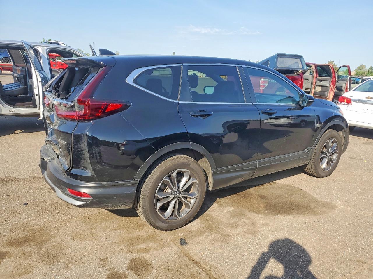 2021 Honda Cr-v Exl Black vin: 2HKRW2H87MH678054