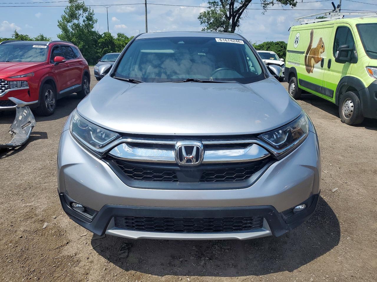 2017 Honda Cr-v Exl Silver vin: 2HKRW2H89HH124441