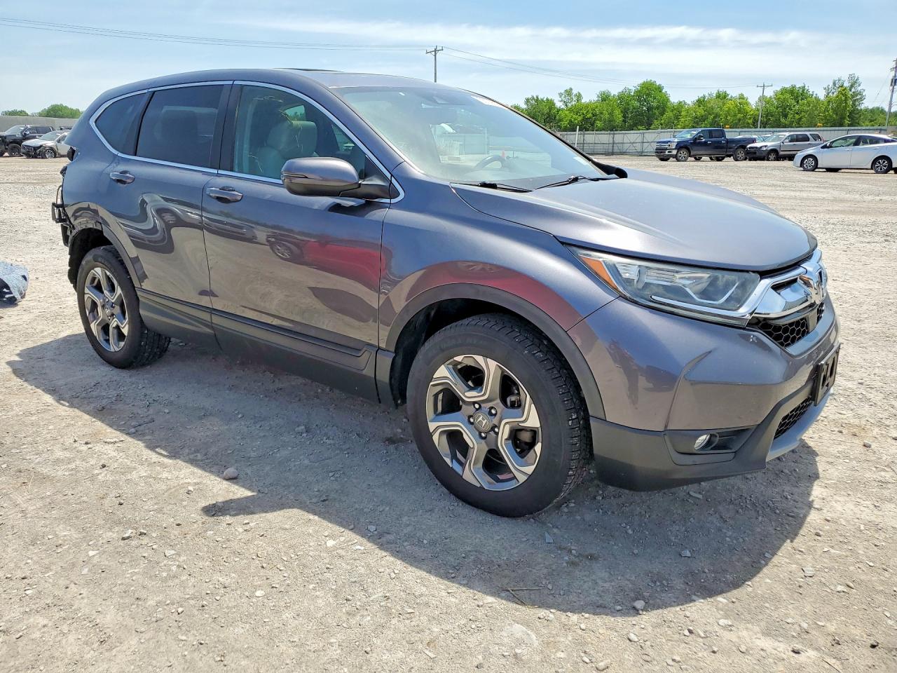 2019 Honda Cr-v Exl Серый vin: 2HKRW2H89KH621612
