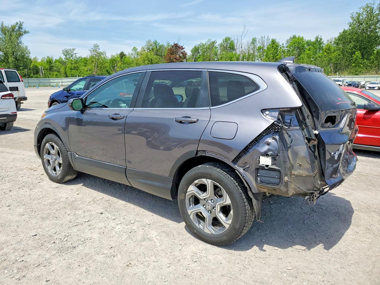 2019 Honda Cr-v Exl Серый vin: 2HKRW2H89KH621612