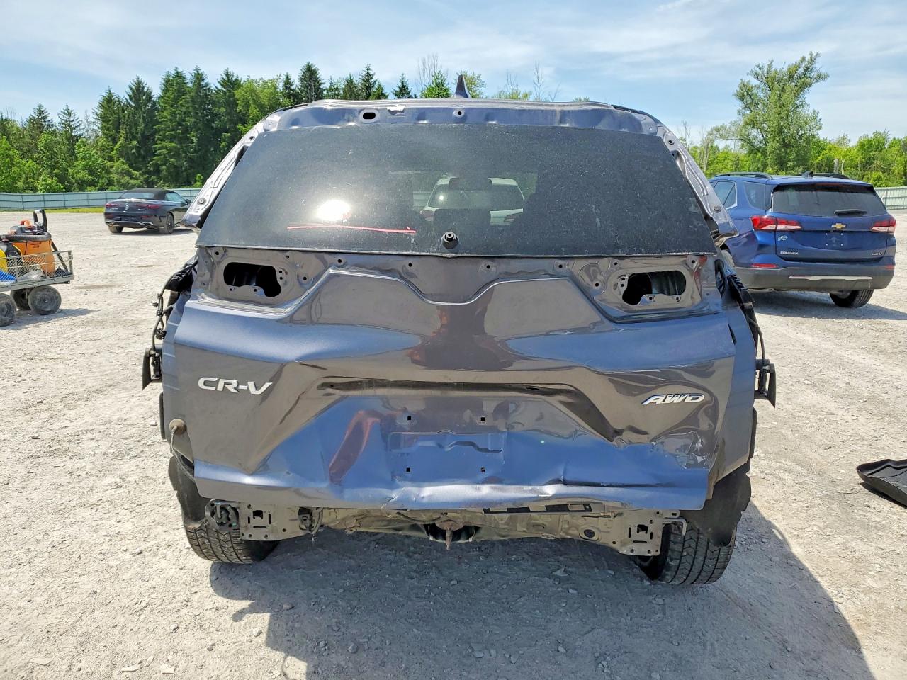 2019 Honda Cr-v Exl Серый vin: 2HKRW2H89KH621612