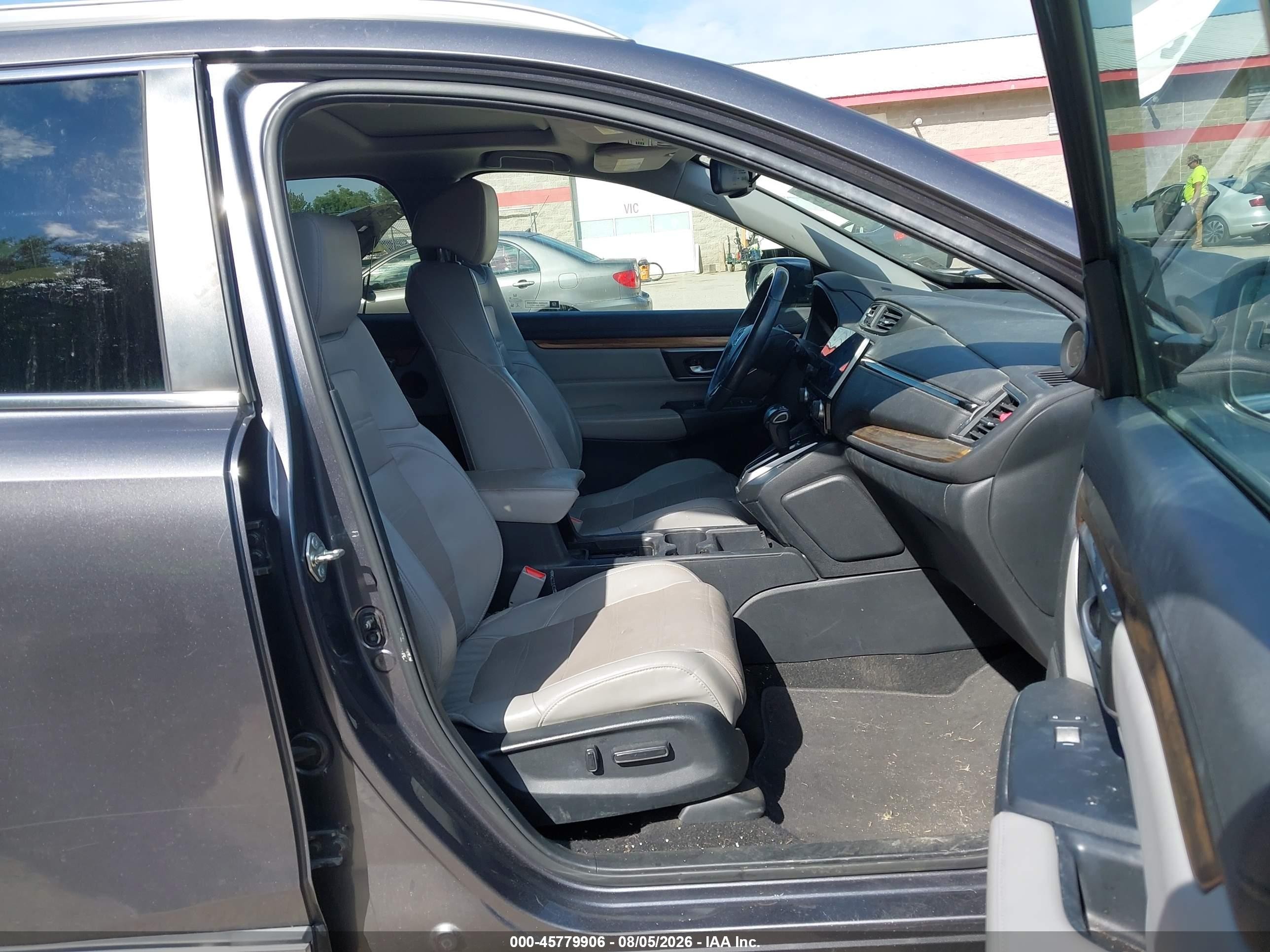 2017 Honda Cr-v Touring Gray vin: 2HKRW2H92HH628855