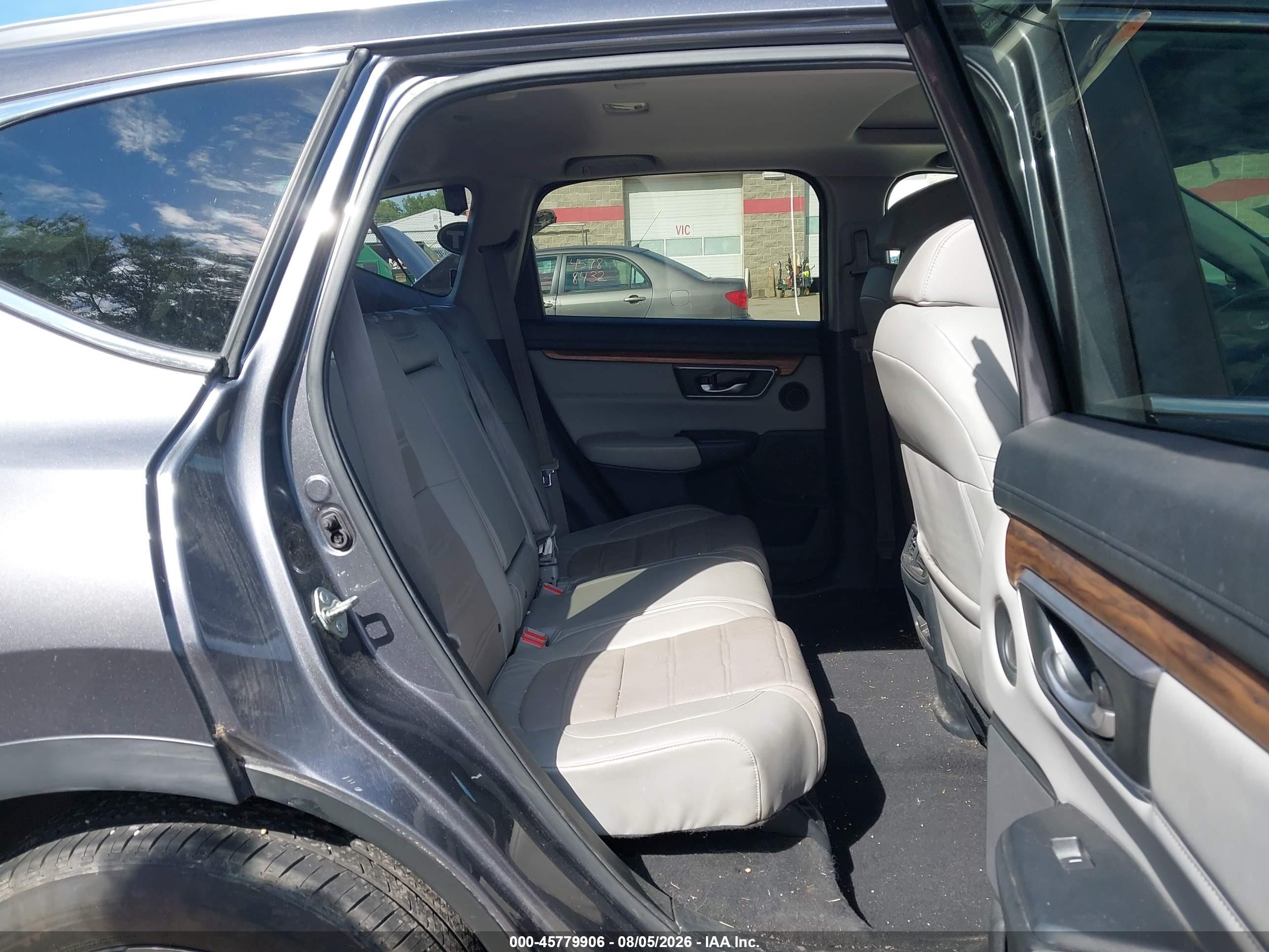 2017 Honda Cr-v Touring Gray vin: 2HKRW2H92HH628855