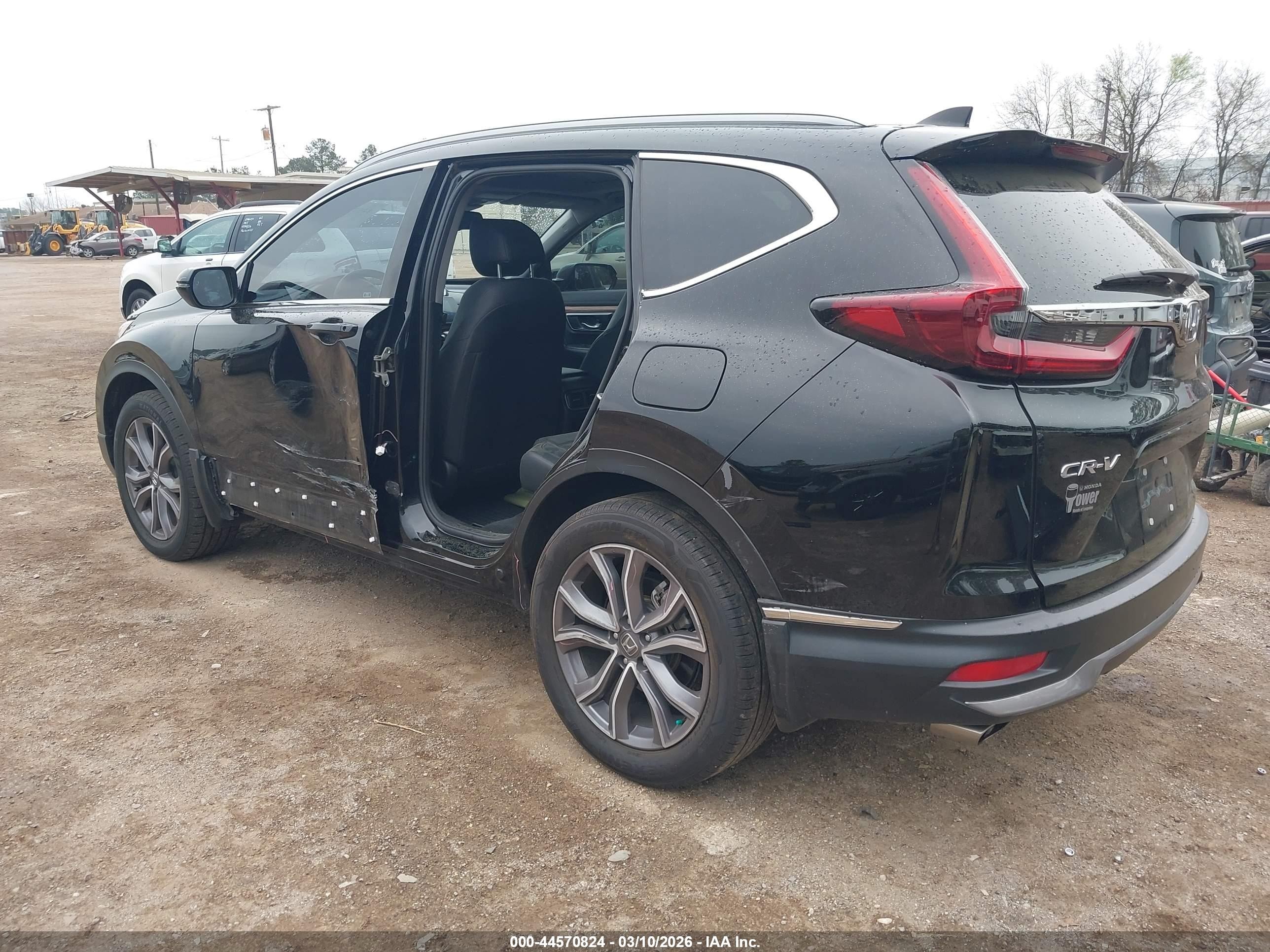 2022 Honda Cr-v Awd Touring Черный vin: 2HKRW2H92NH645991