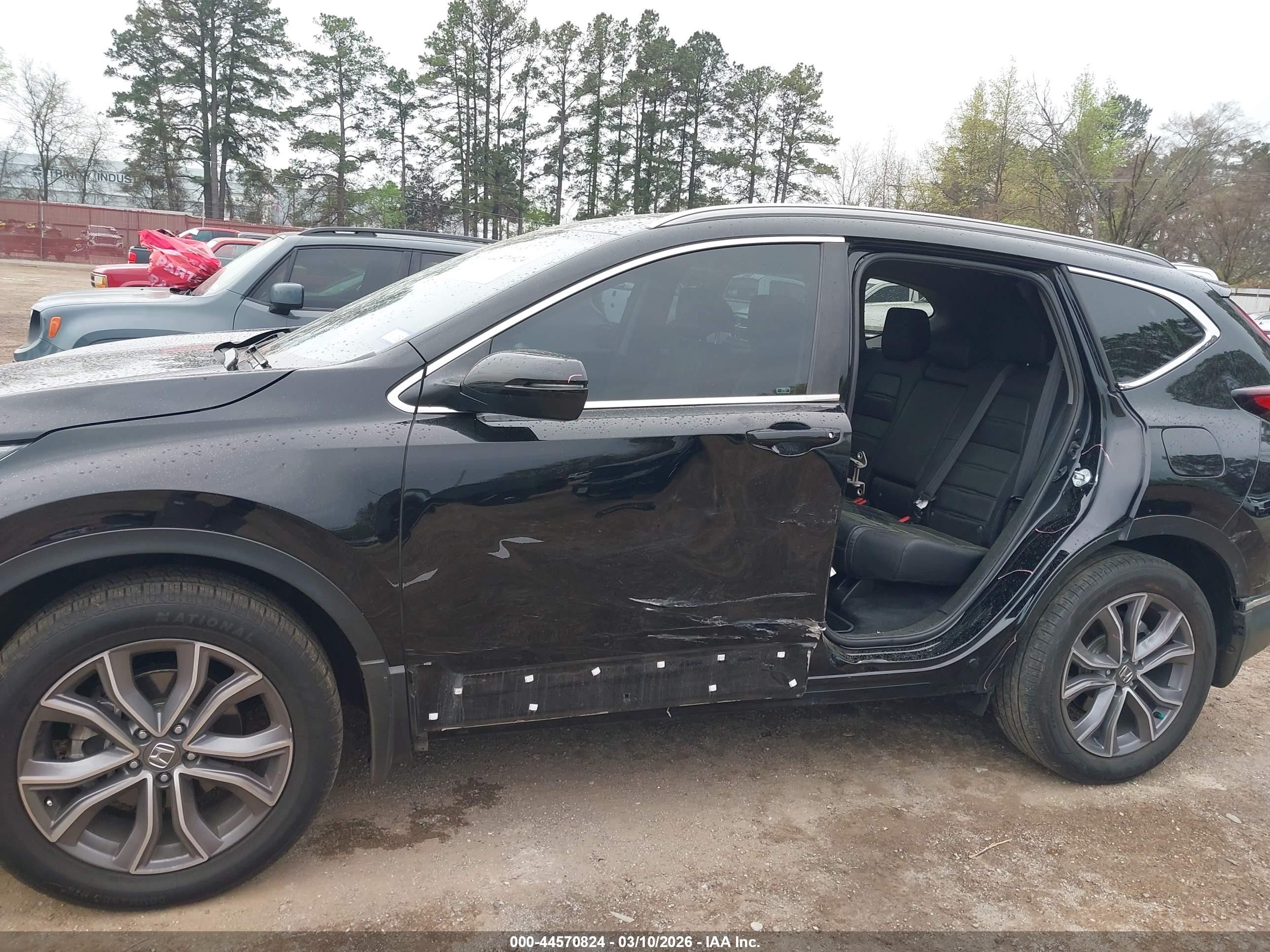 2022 Honda Cr-v Awd Touring Черный vin: 2HKRW2H92NH645991