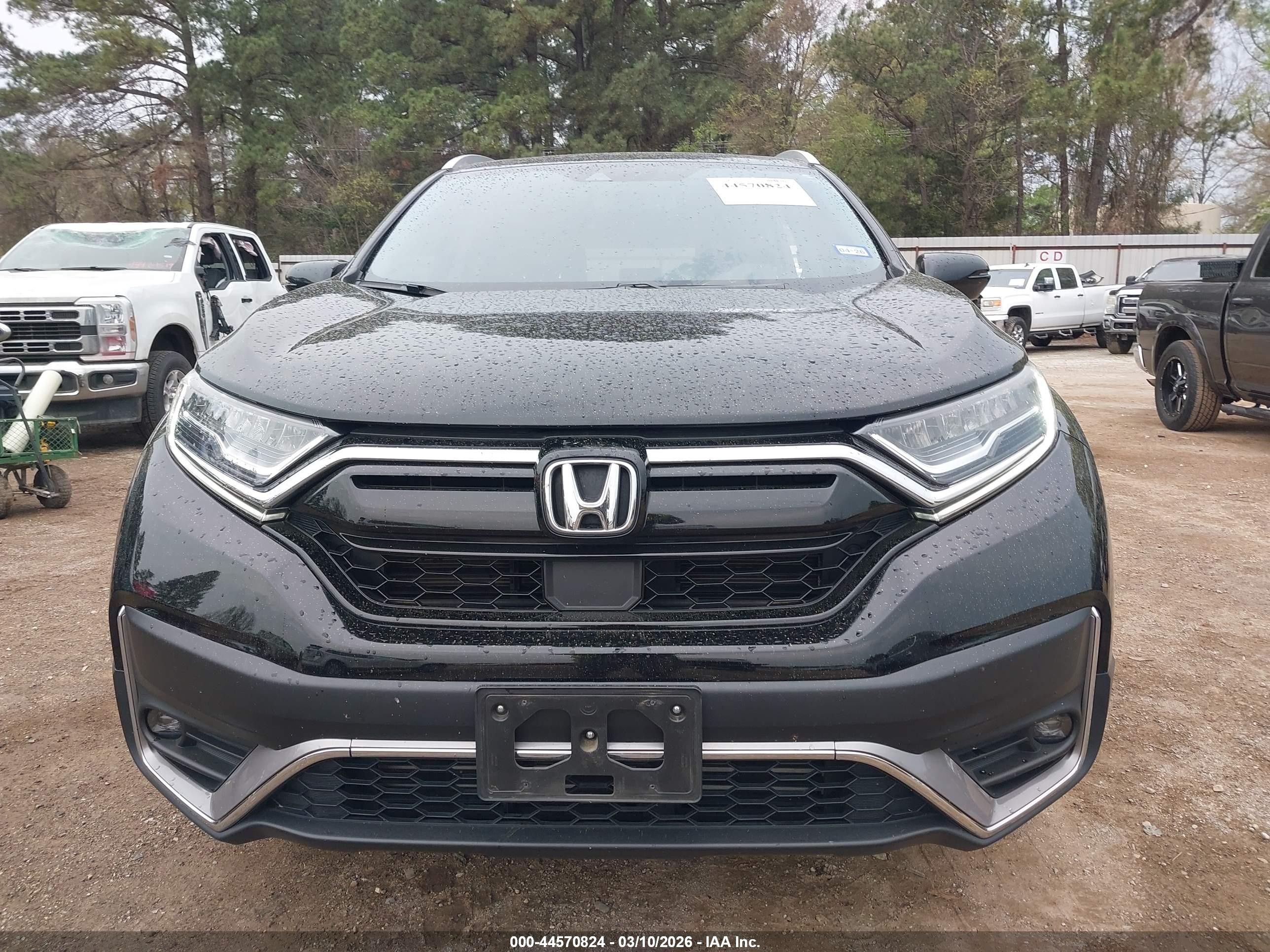2022 Honda Cr-v Awd Touring Черный vin: 2HKRW2H92NH645991