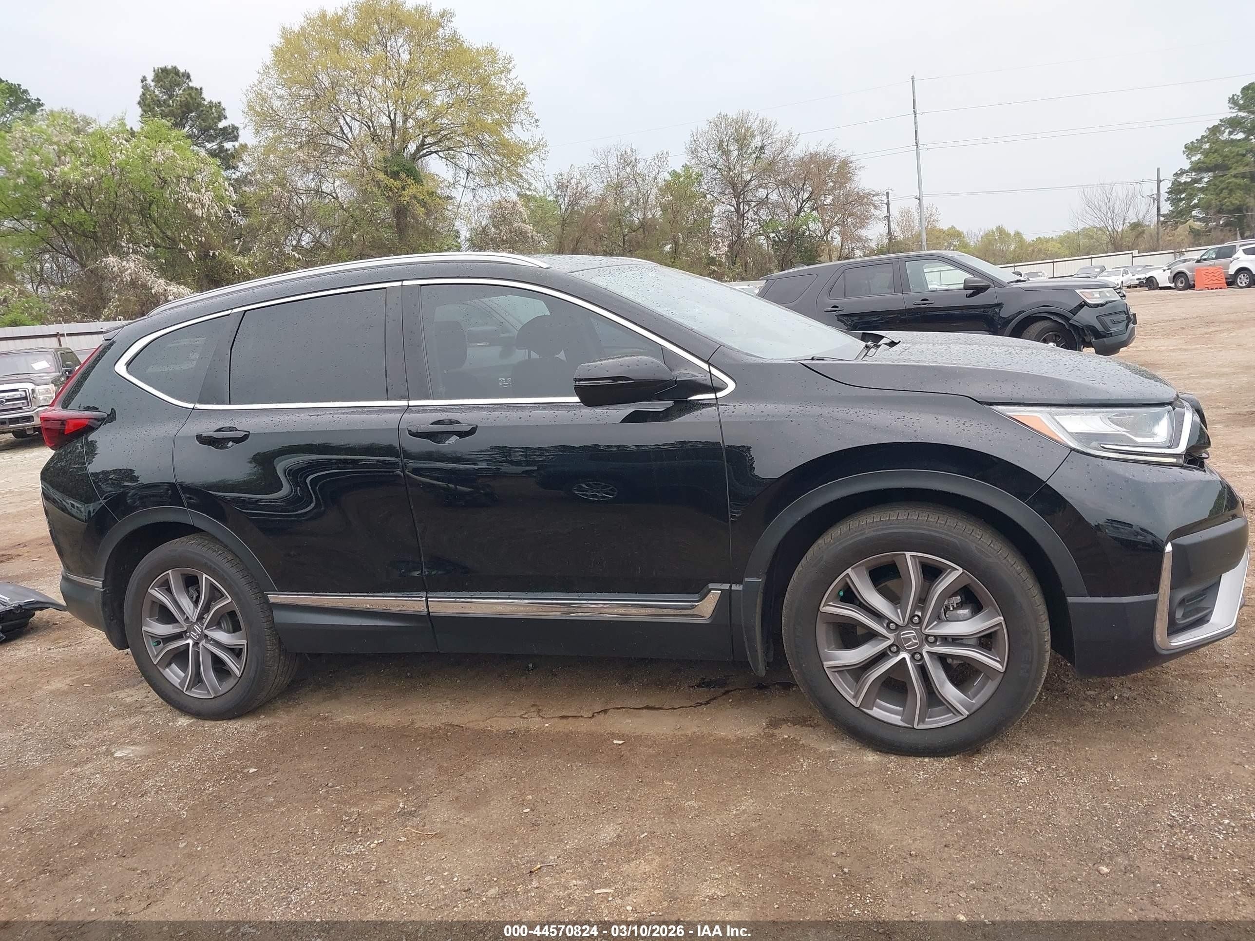 2022 Honda Cr-v Awd Touring Черный vin: 2HKRW2H92NH645991