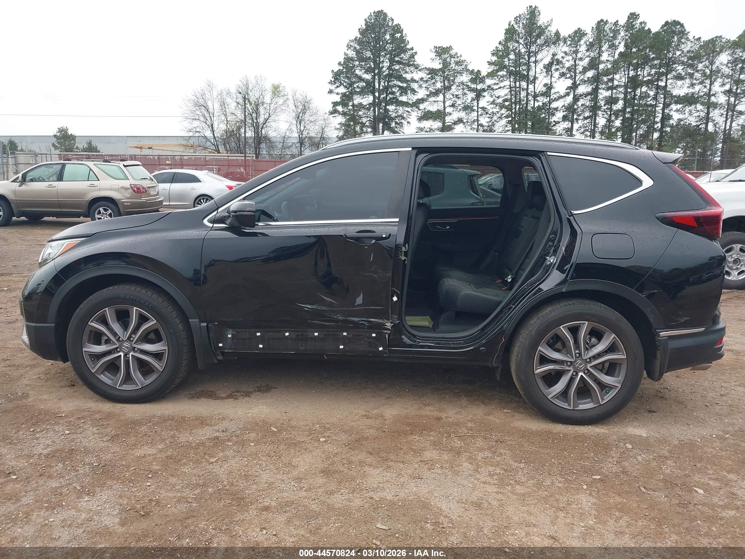 2022 Honda Cr-v Awd Touring Черный vin: 2HKRW2H92NH645991