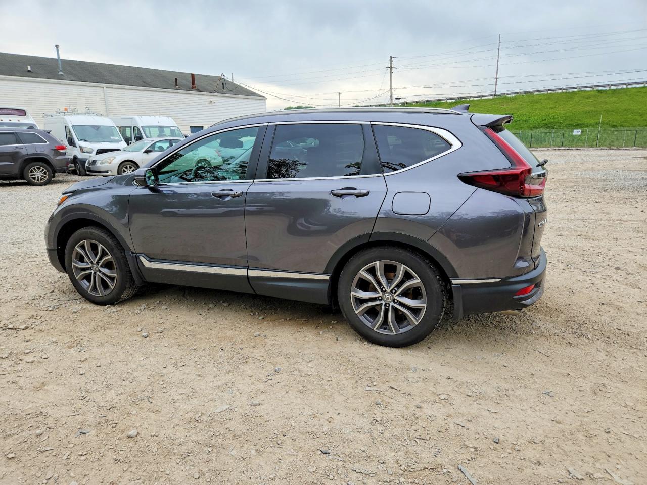 2020 Honda Cr-v Touring Gray vin: 2HKRW2H95LH603490