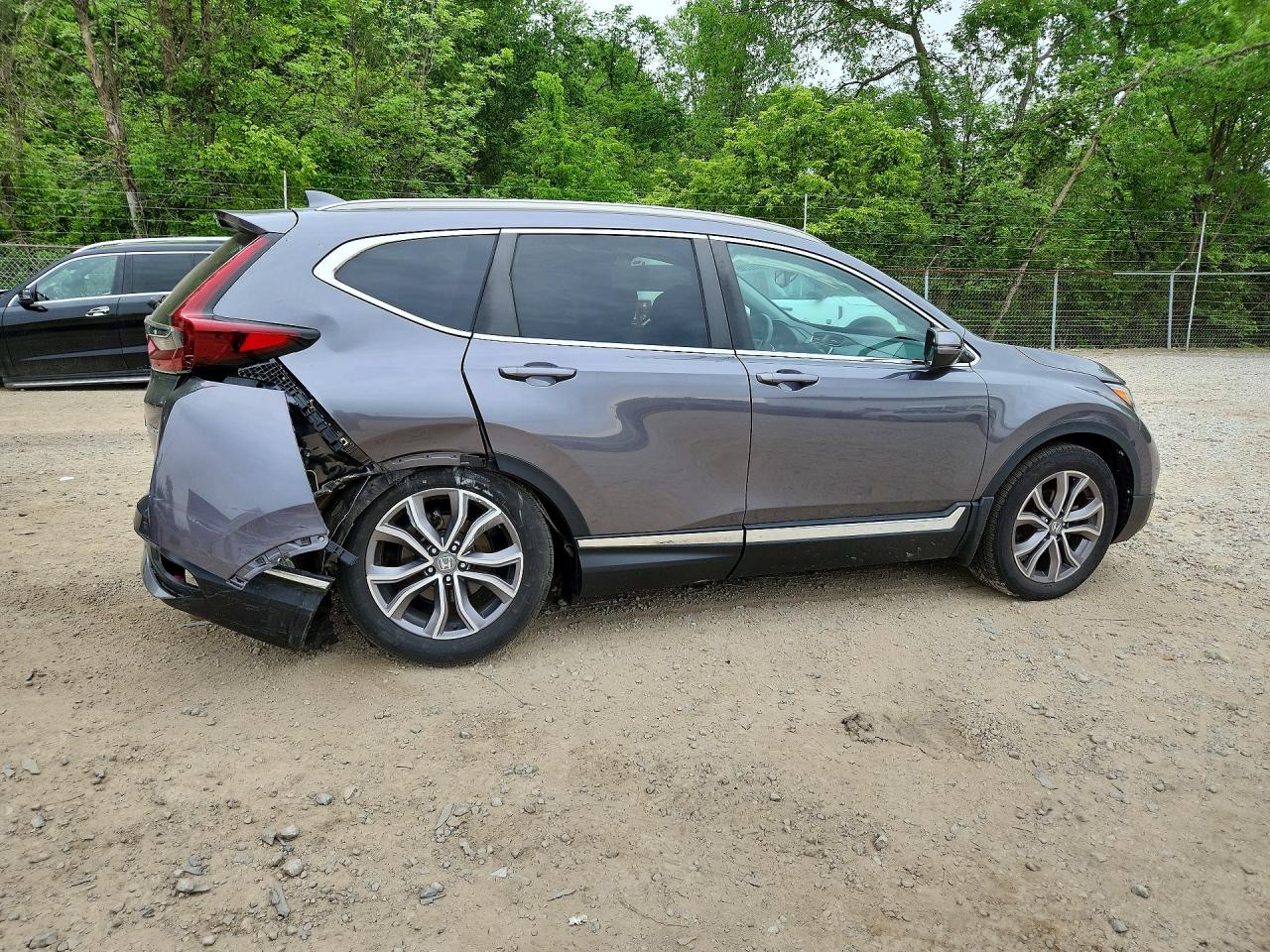 2020 Honda Cr-v Touring Gray vin: 2HKRW2H95LH603490