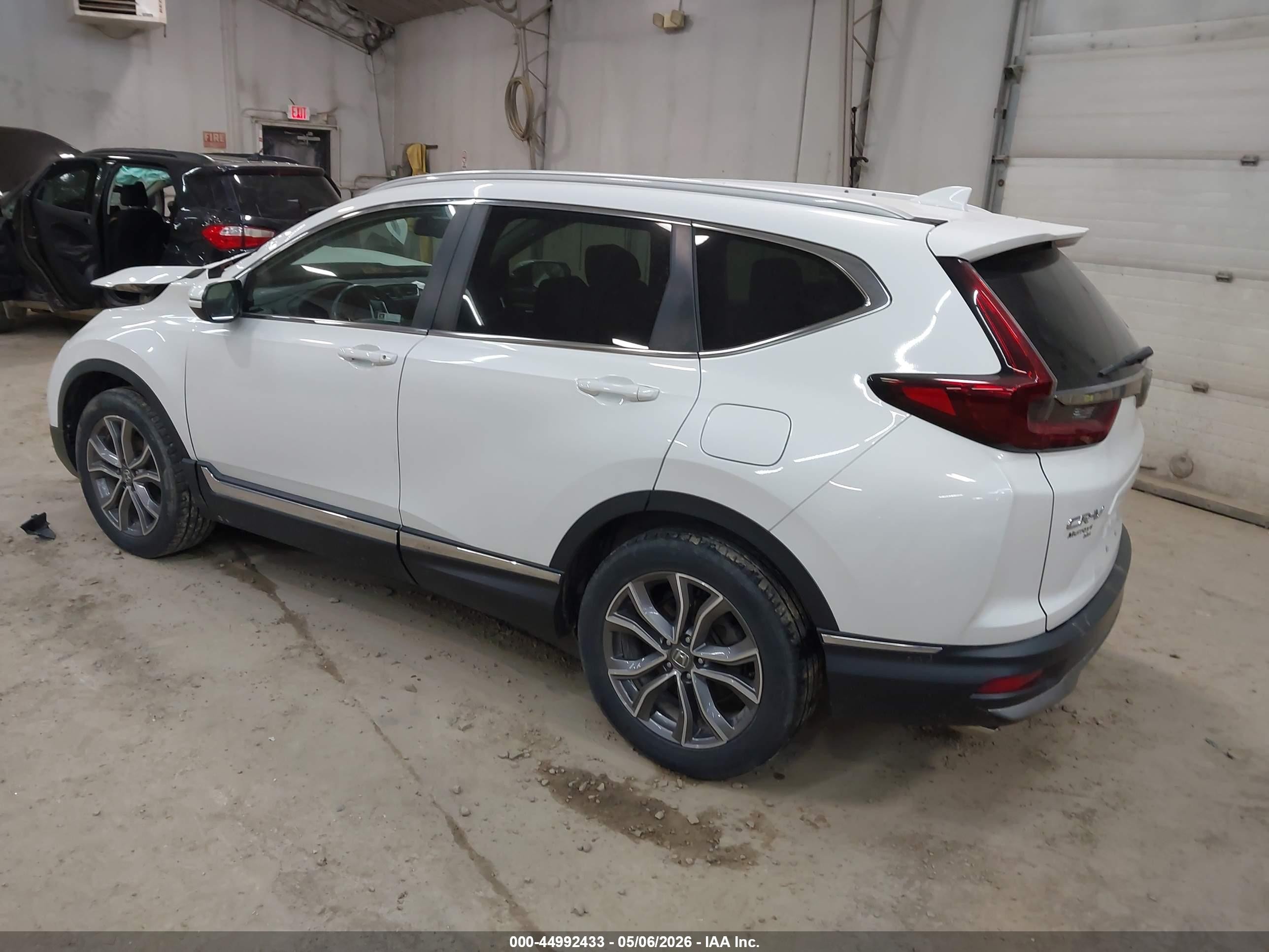 2021 Honda Cr-v Awd Touring White vin: 2HKRW2H96MH638766