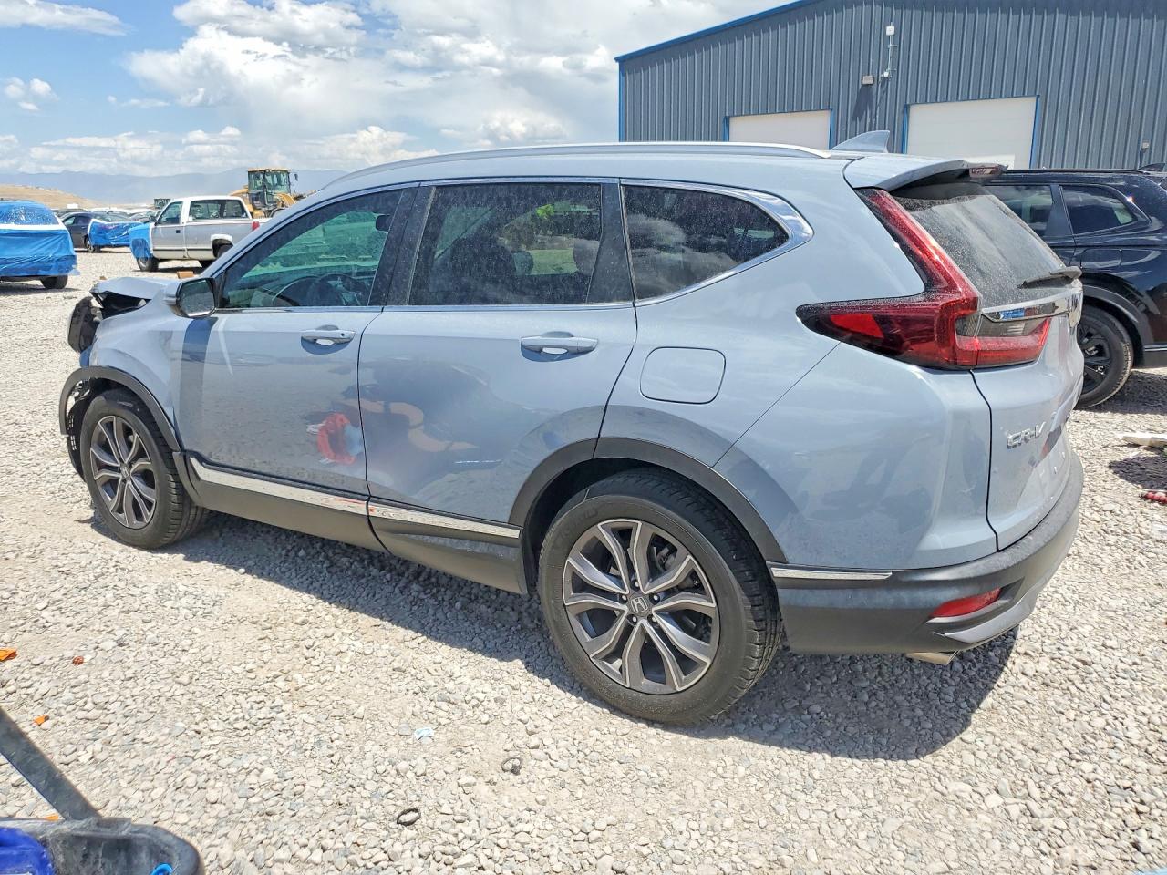 2021 Honda Cr-v Touring Blue vin: 2HKRW2H96MH644602