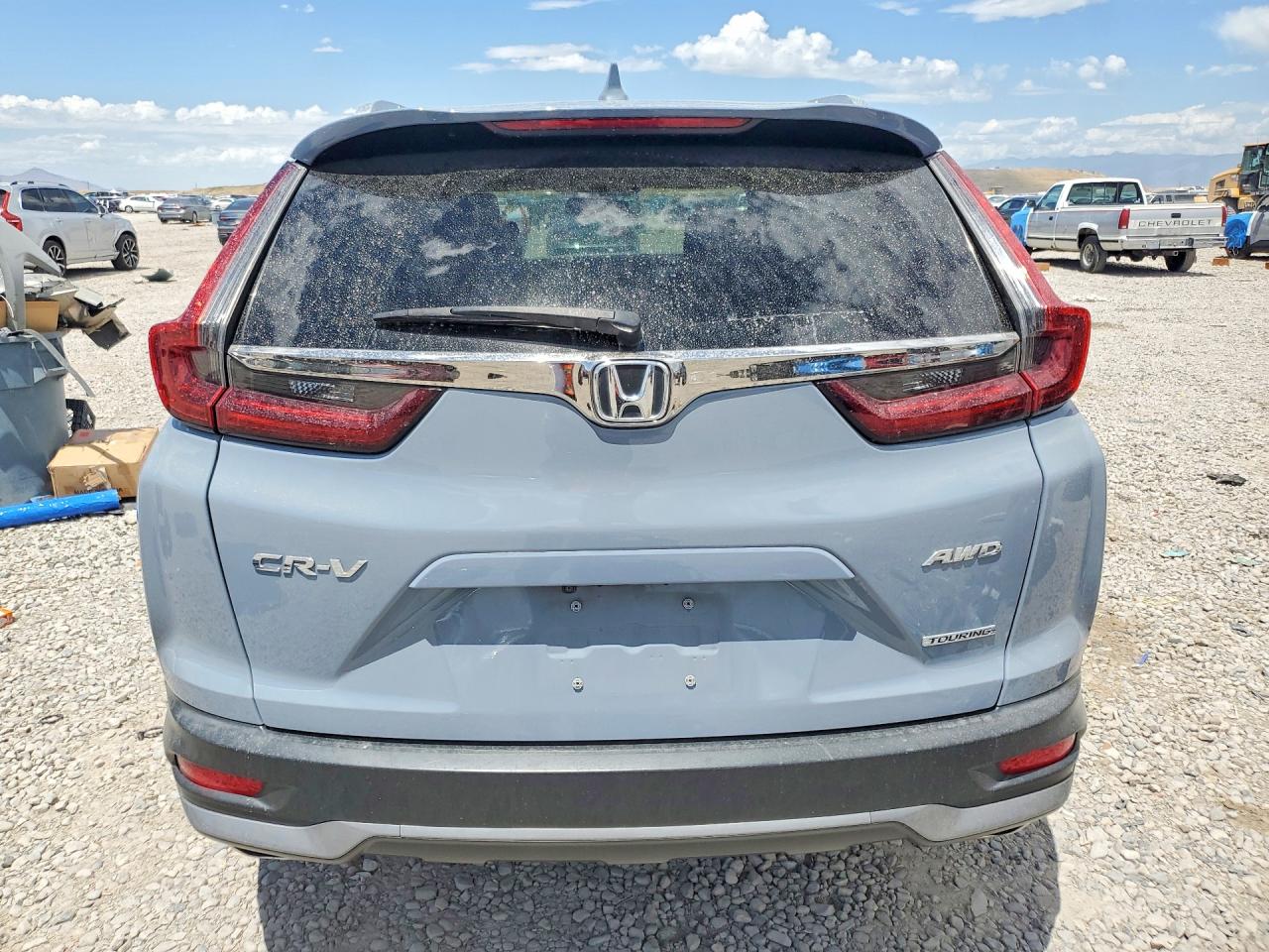 2021 Honda Cr-v Touring Blue vin: 2HKRW2H96MH644602