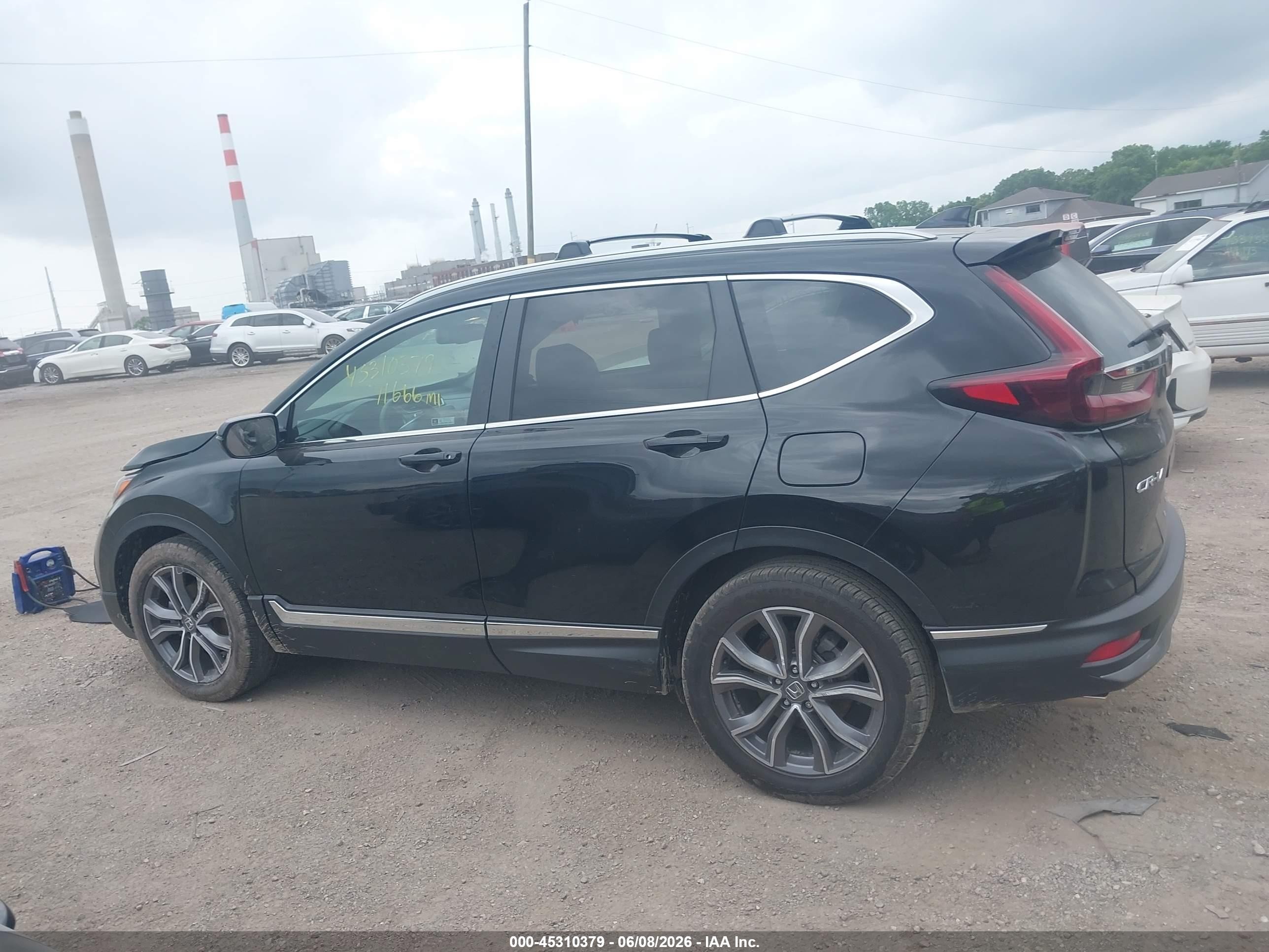 2021 Honda Cr-v Awd Touring Black vin: 2HKRW2H97MH640378