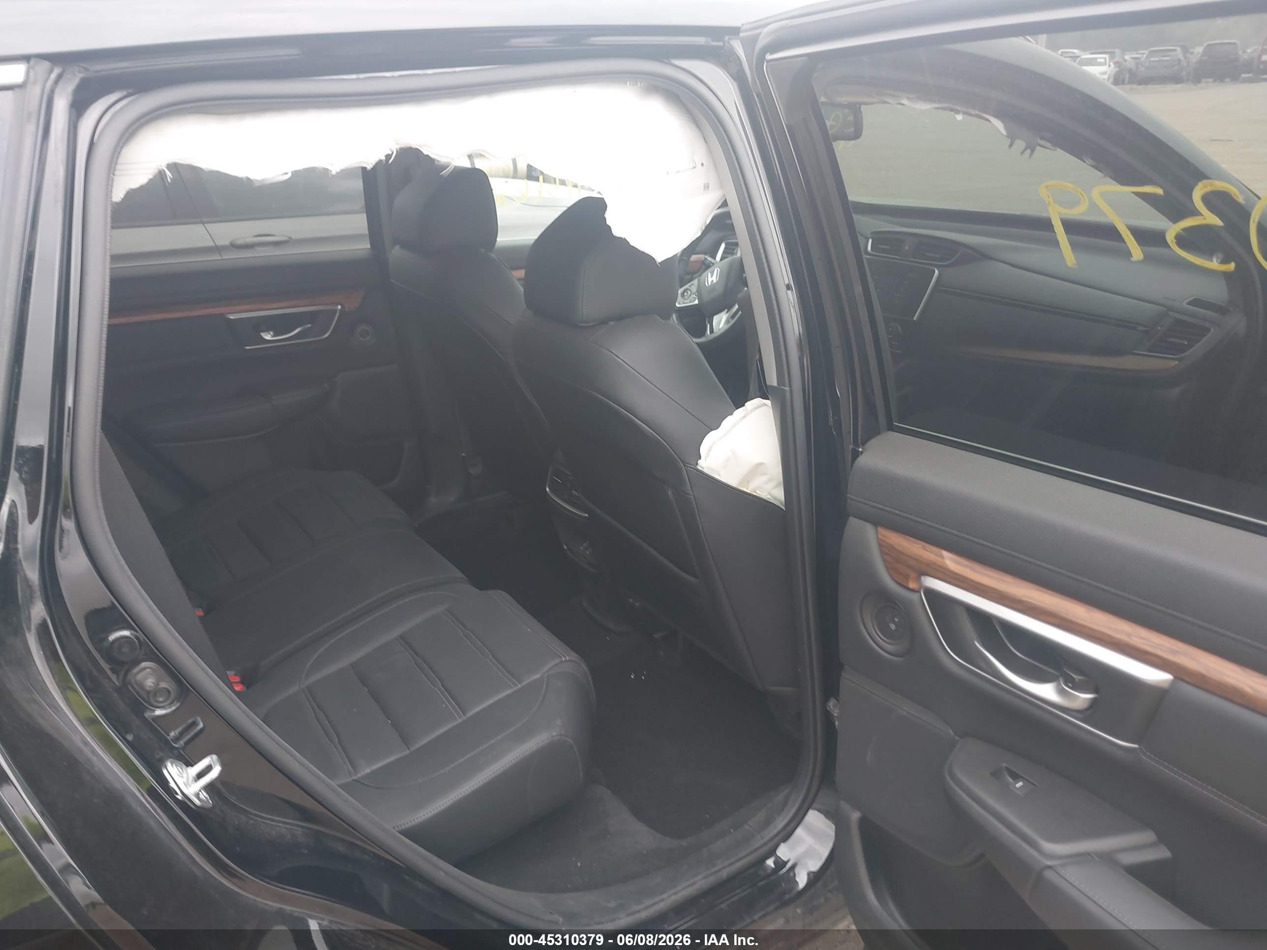 2021 Honda Cr-v Awd Touring Black vin: 2HKRW2H97MH640378