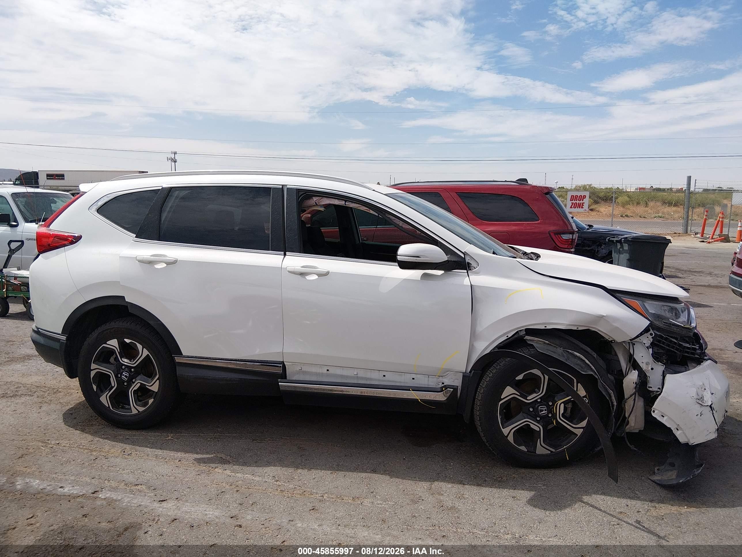 2018 Honda Cr-v Touring Белый vin: 2HKRW2H99JH648994