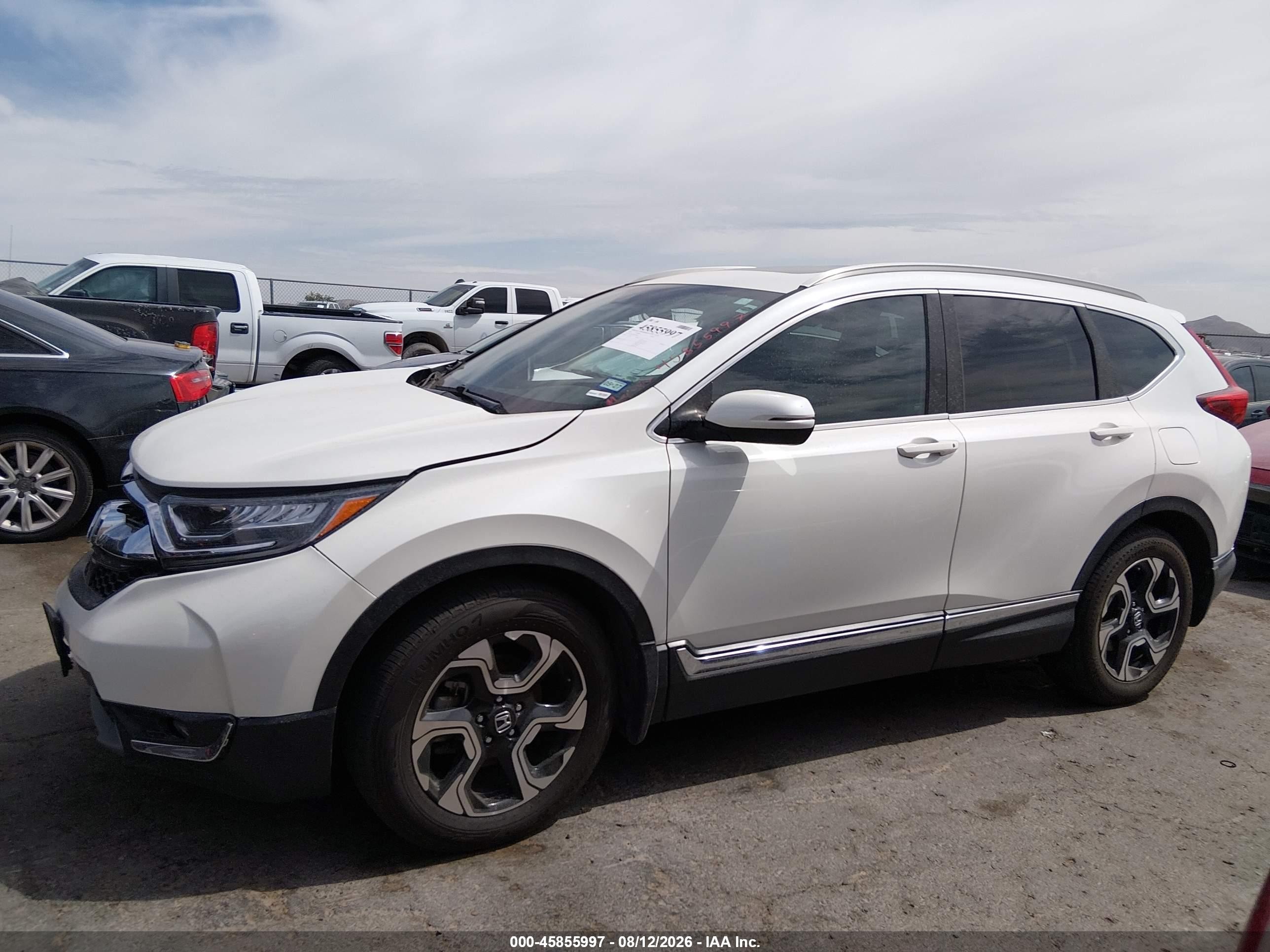 2018 Honda Cr-v Touring Белый vin: 2HKRW2H99JH648994