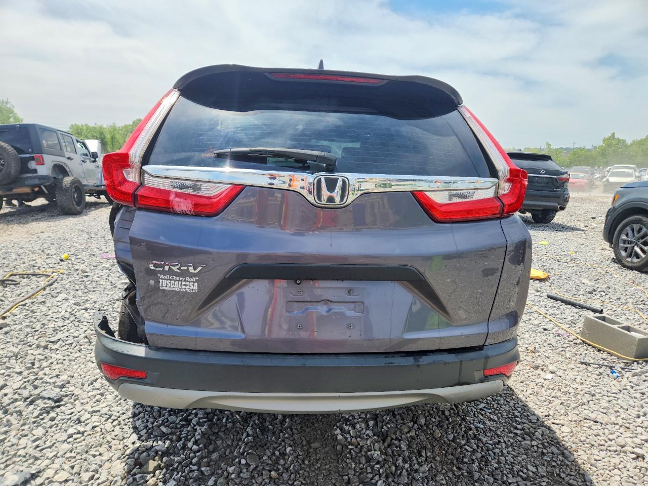 2019 Honda Cr-v Lx Серый vin: 2HKRW5H33KH409424