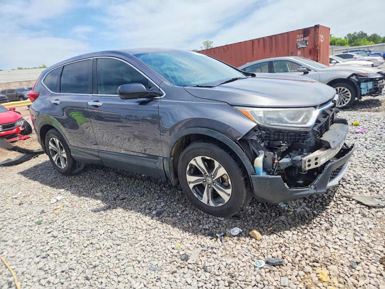 2019 Honda Cr-v Lx Серый vin: 2HKRW5H33KH409424
