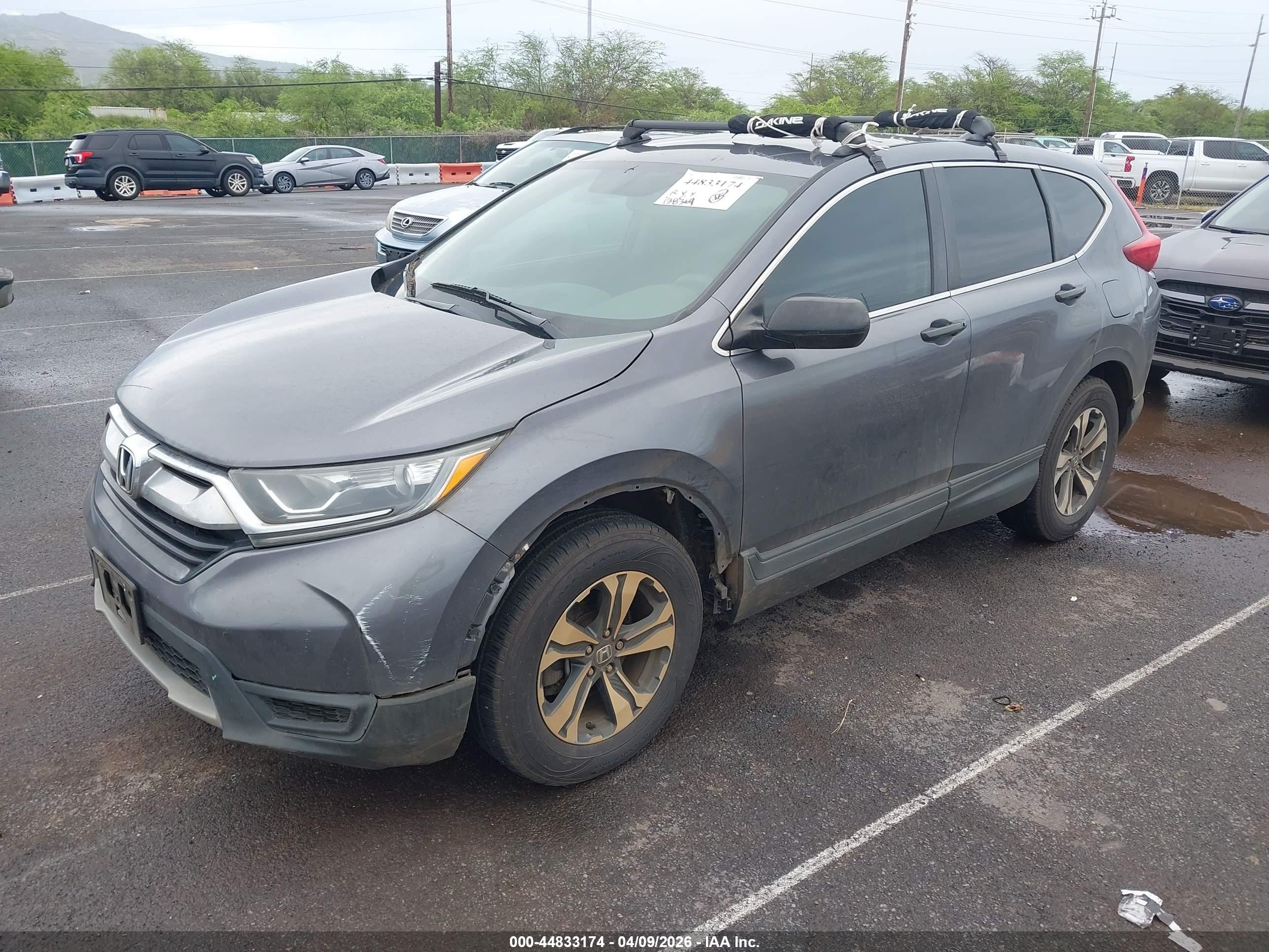 2018 Honda Cr-v Lx Серый vin: 2HKRW5H34JH409933