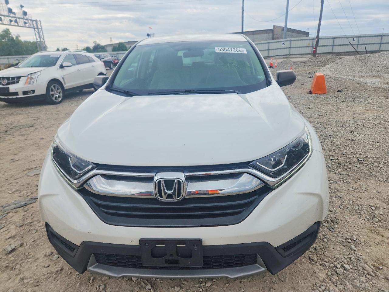 2019 Honda Cr-v Lx White vin: 2HKRW5H38KH410052