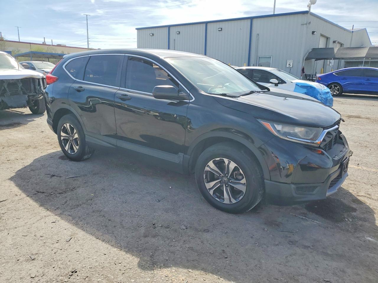 2018 Honda Cr-v Lx Black vin: 2HKRW6H30JH228396