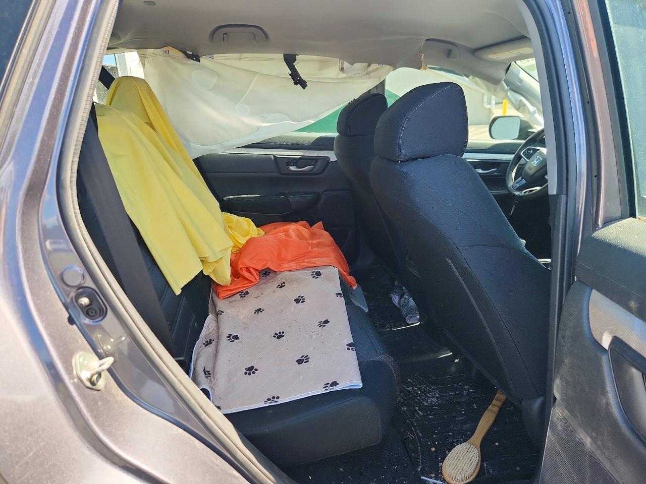 2019 Honda Cr-v Lx Gray vin: 2HKRW6H35KH200112