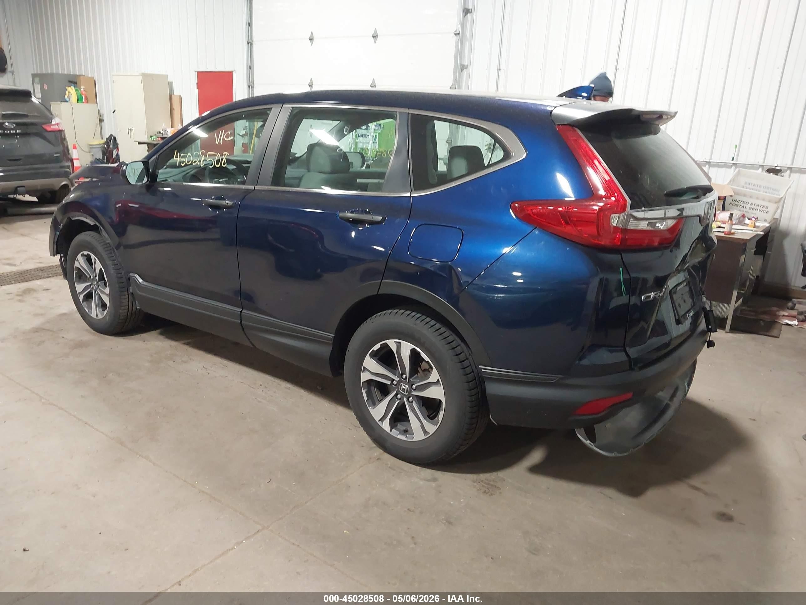 2018 Honda Cr-v Lx Синий vin: 2HKRW6H39JH200077