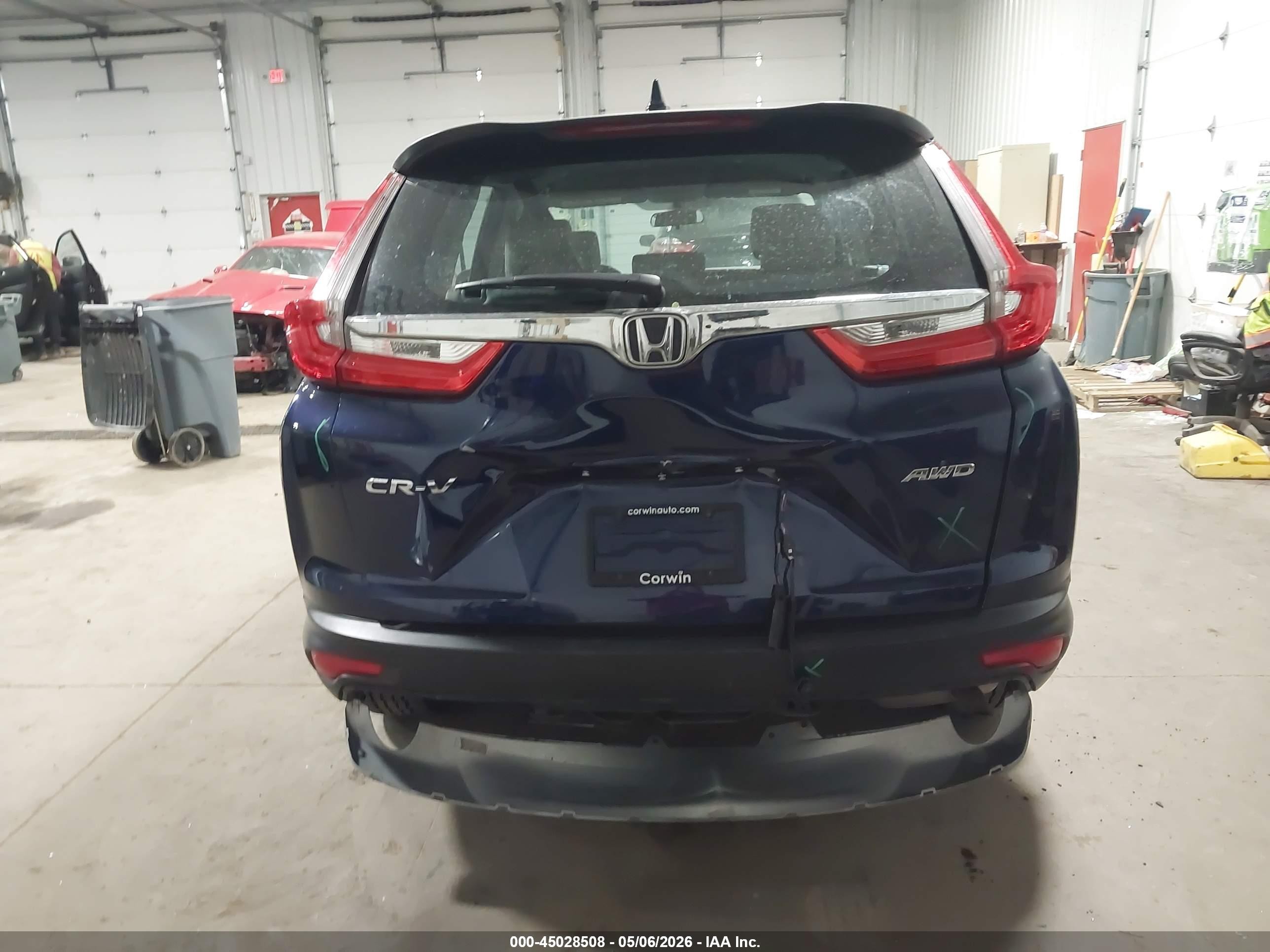 2018 Honda Cr-v Lx Синий vin: 2HKRW6H39JH200077