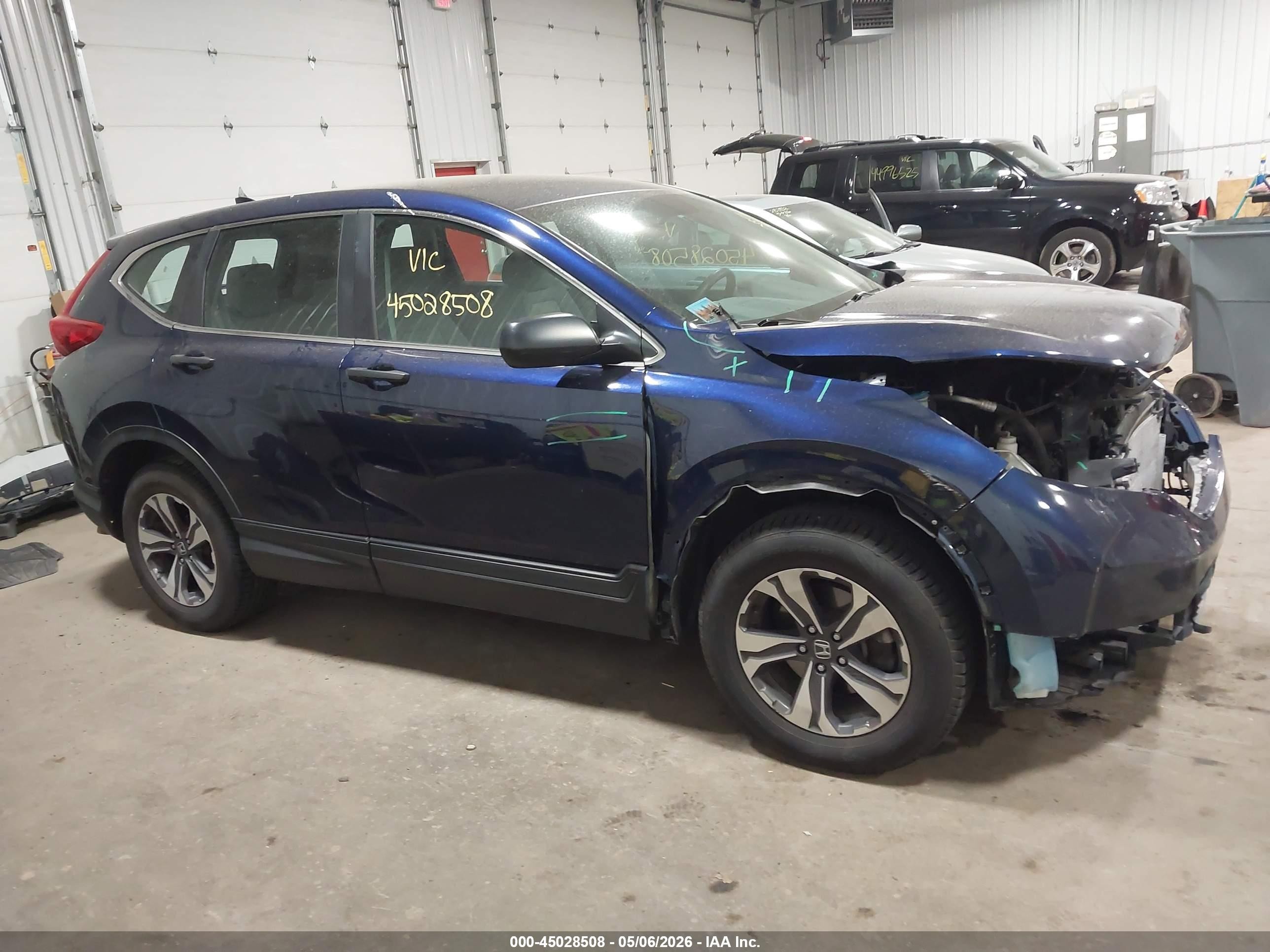 2018 Honda Cr-v Lx Синий vin: 2HKRW6H39JH200077
