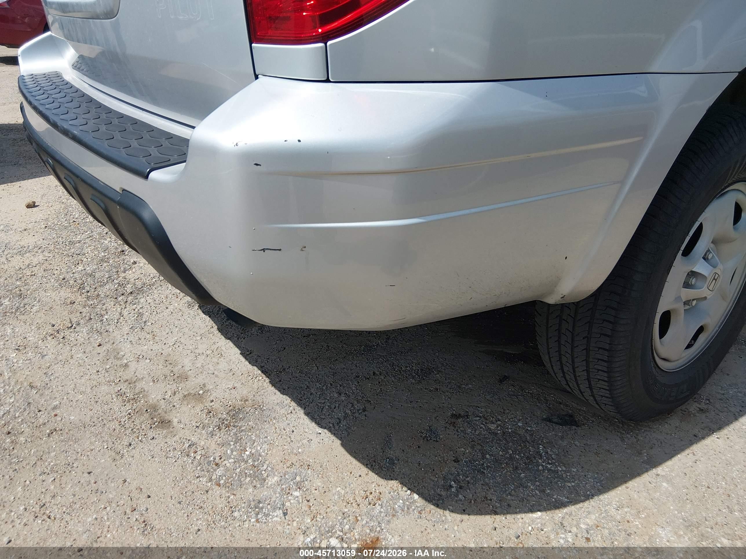 2005 Honda Pilot Lx Серебряный vin: 2HKYF18105H551916