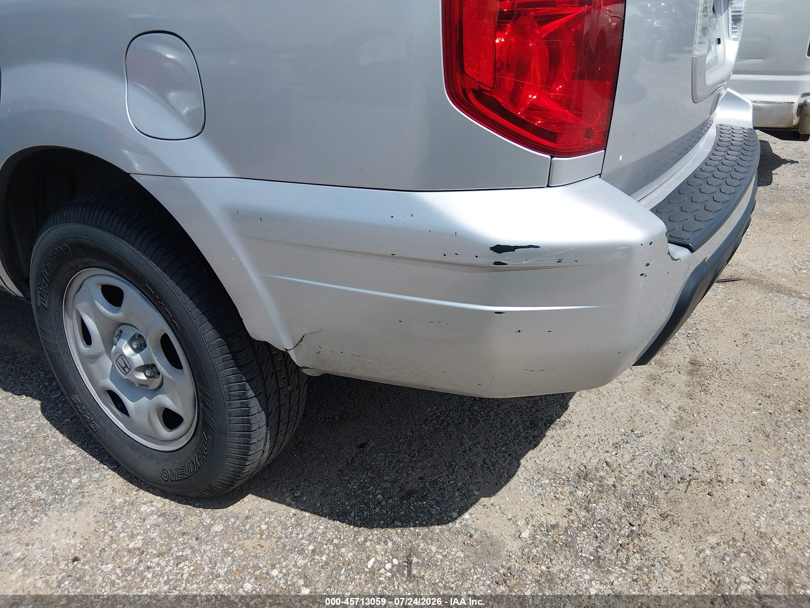 2005 Honda Pilot Lx Серебряный vin: 2HKYF18105H551916