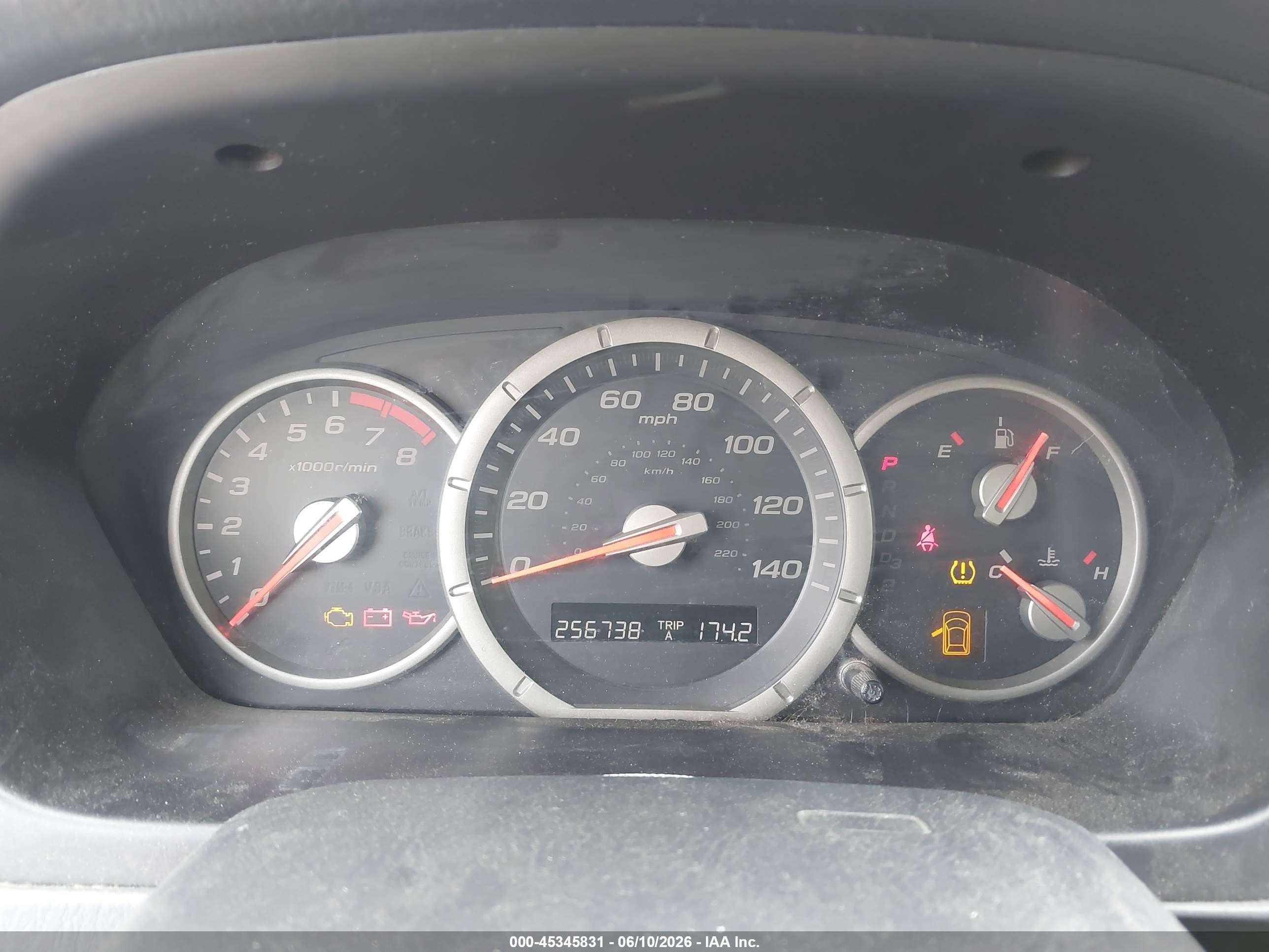 2006 Honda Pilot Lx Blue vin: 2HKYF18106H562979