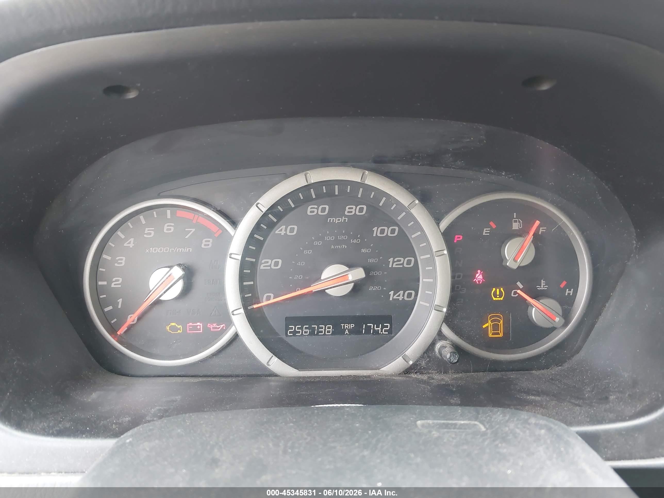 2006 Honda Pilot Lx Blue vin: 2HKYF18106H562979