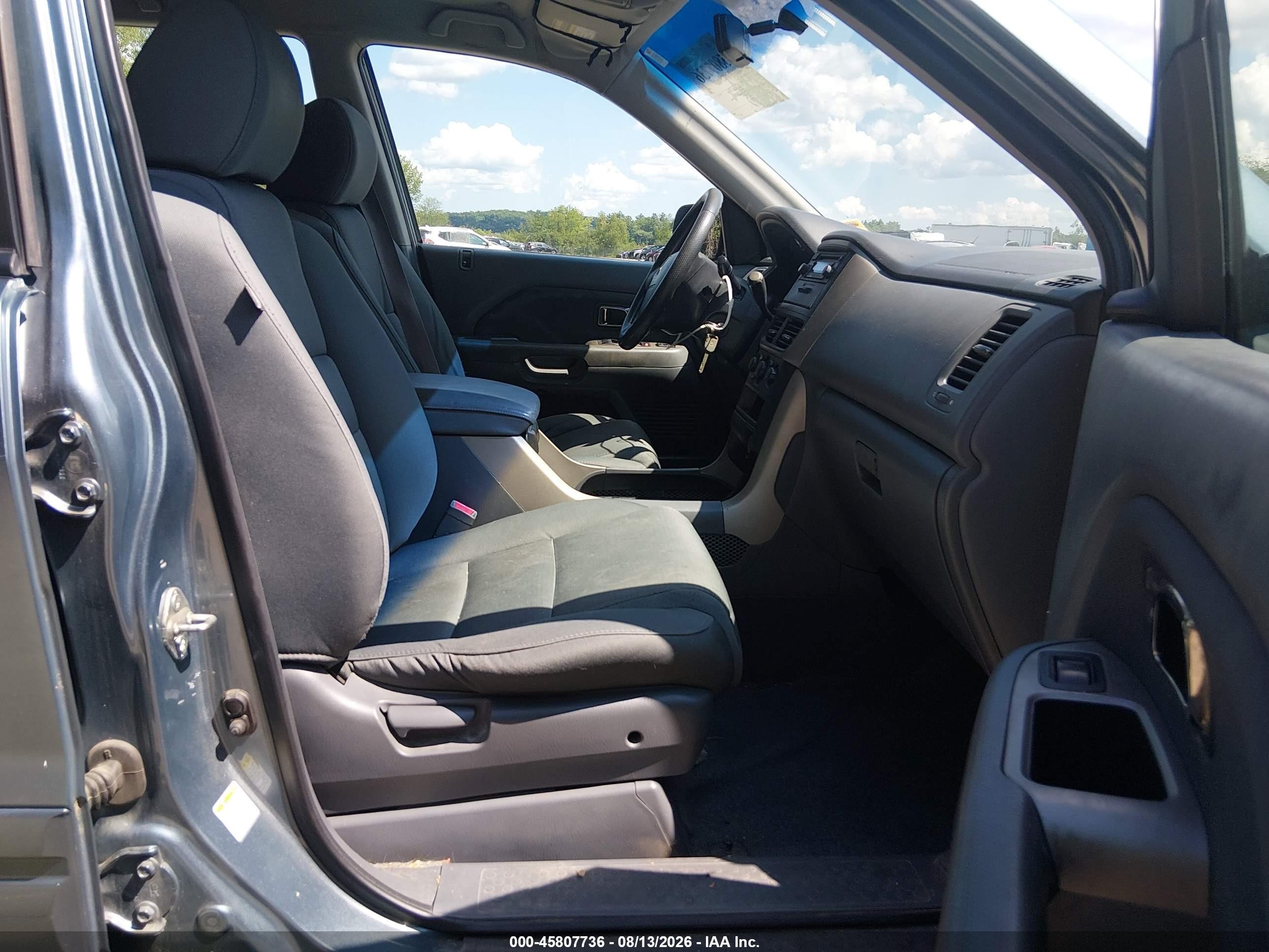 2007 Honda Pilot Lx Light Blue vin: 2HKYF18107H528039