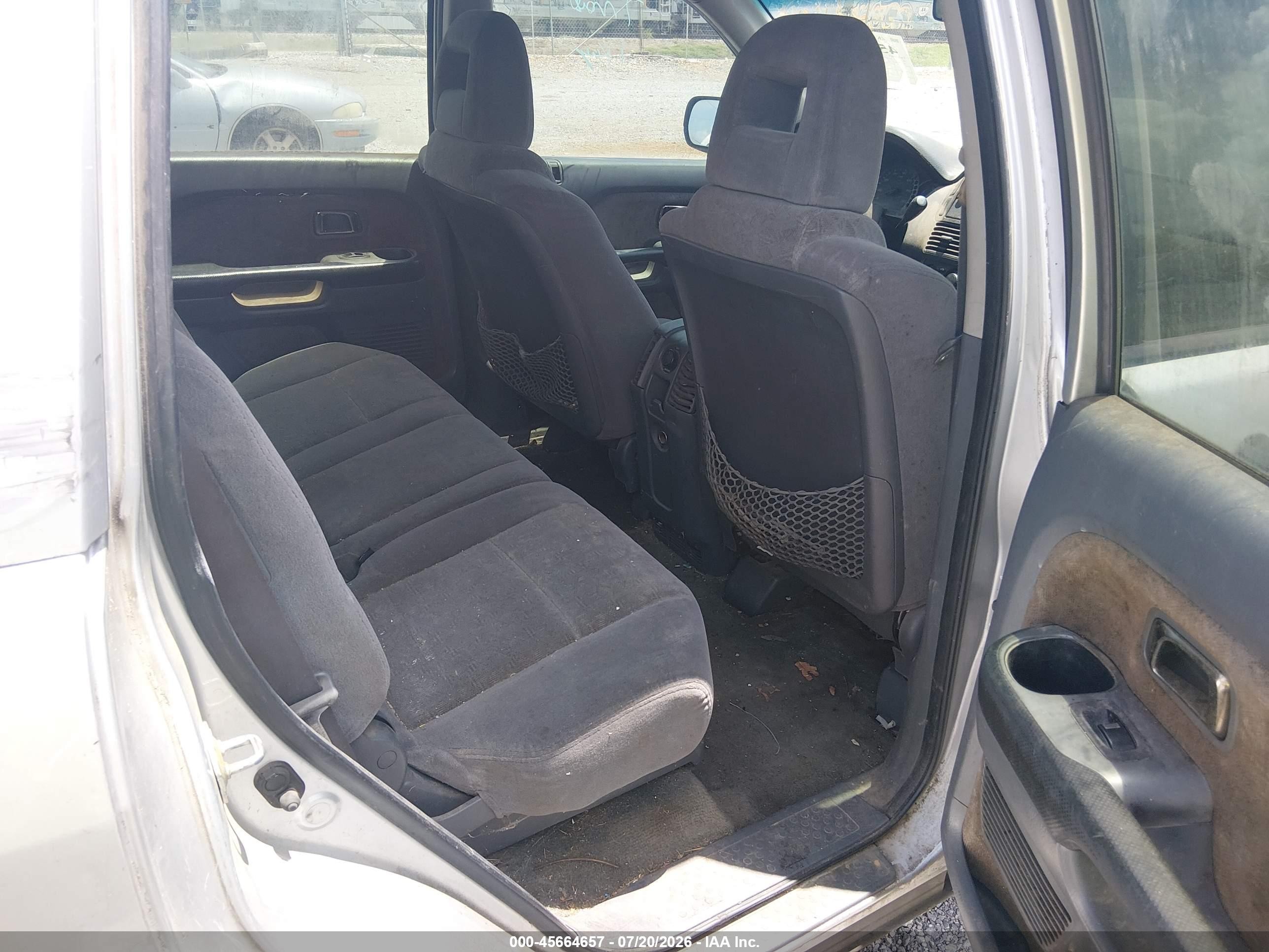 2005 Honda Pilot Lx Gray vin: 2HKYF18115H555862