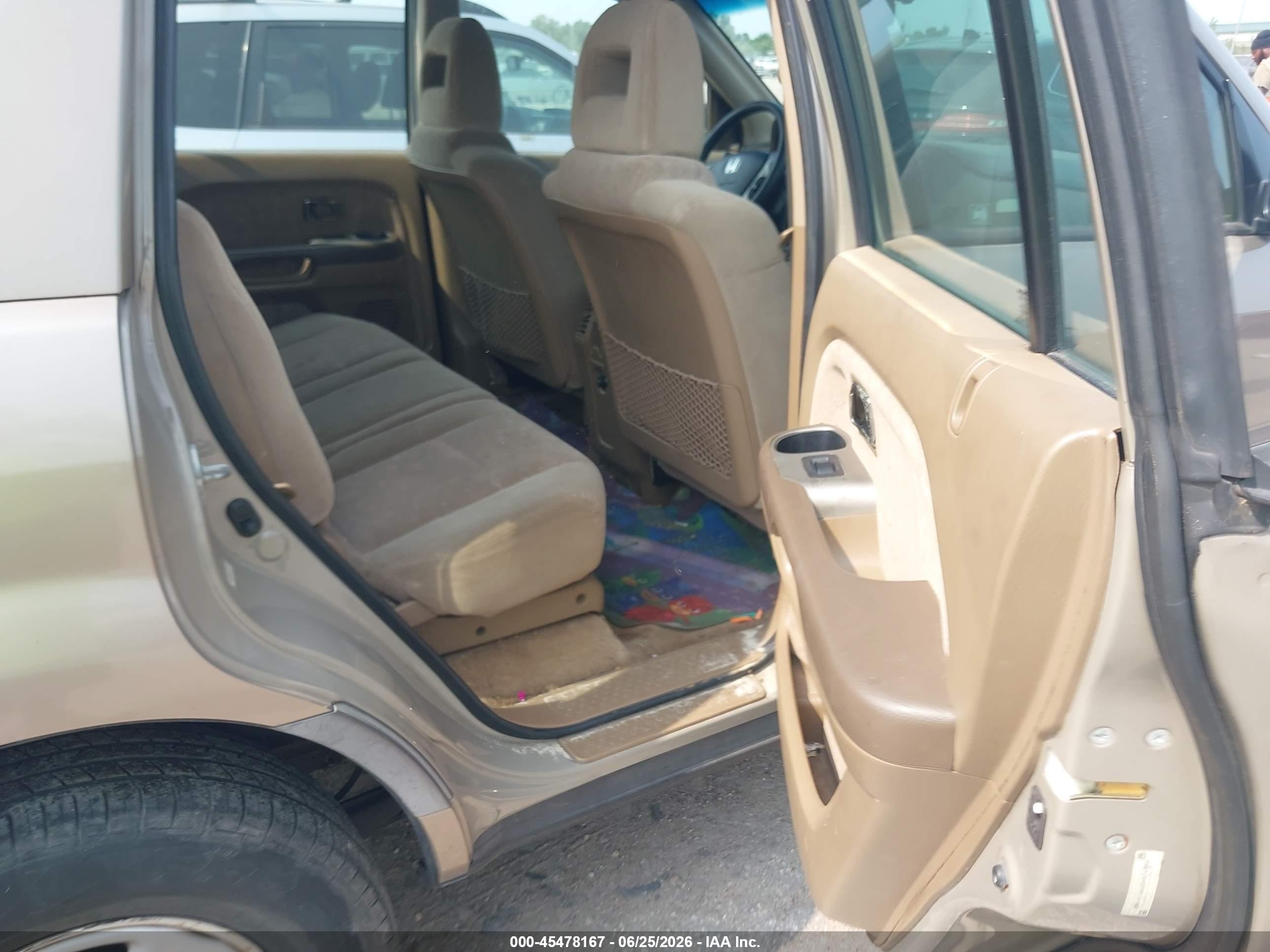 2003 Honda Pilot Lx Gold vin: 2HKYF18123H576992