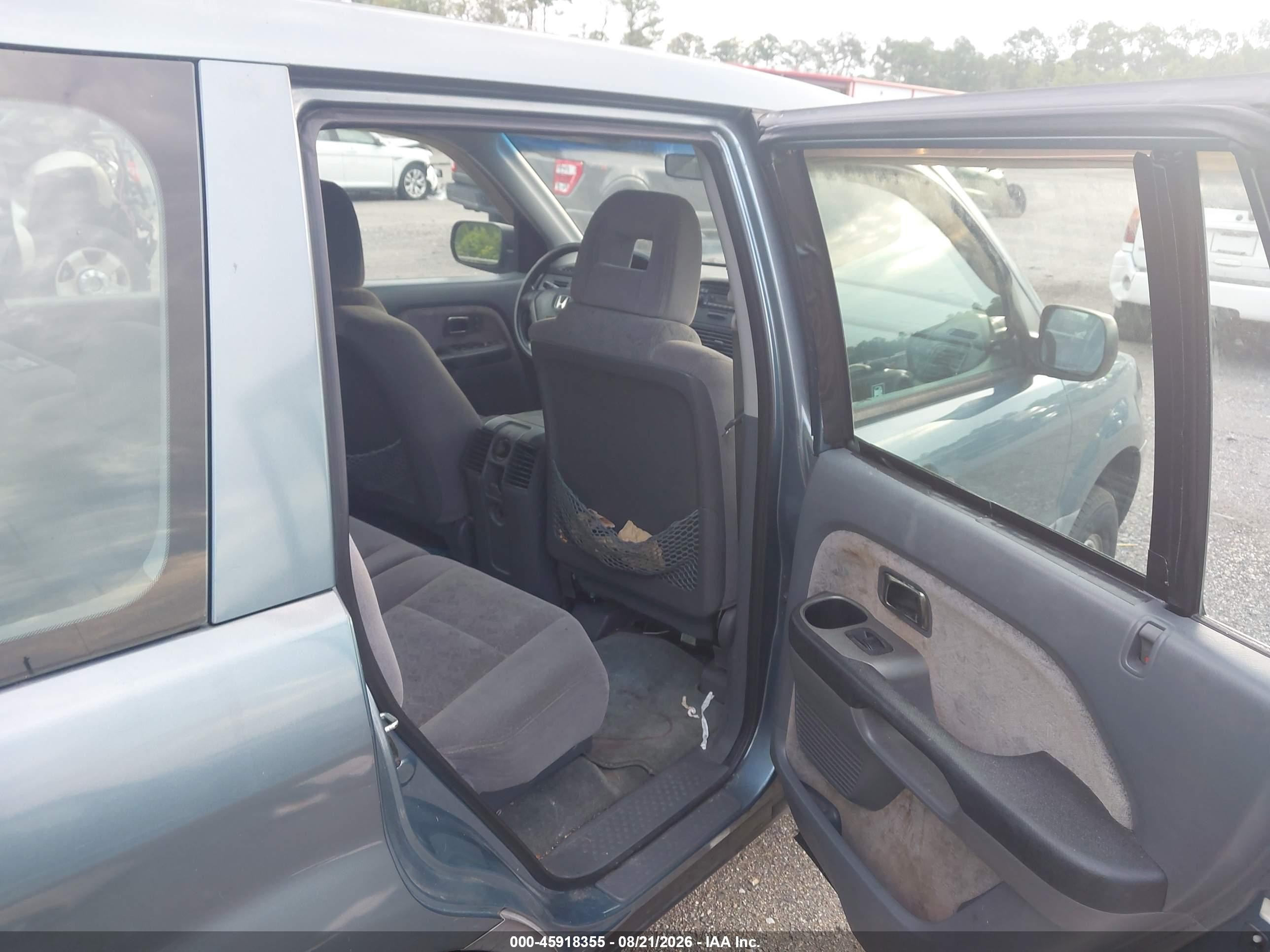 2005 Honda Pilot Lx Green vin: 2HKYF18125H547561