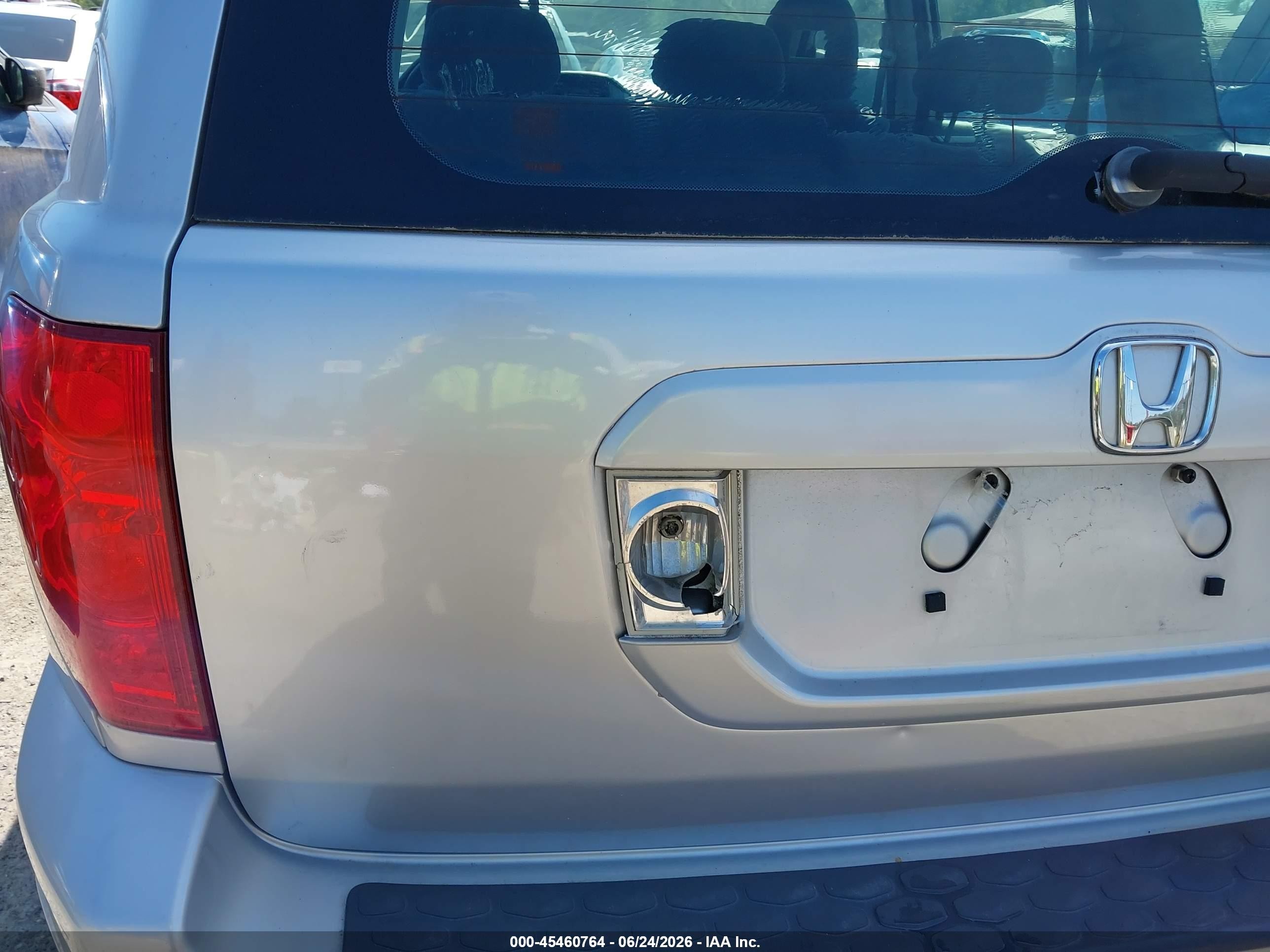 2003 Honda Pilot Lx Silver vin: 2HKYF18143H501422