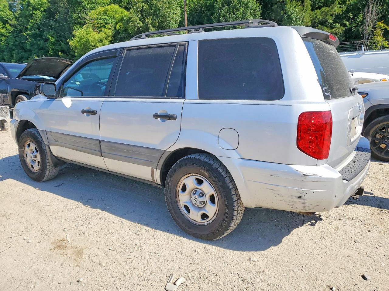 2004 Honda Pilot Lx Серебряный vin: 2HKYF18144H540366