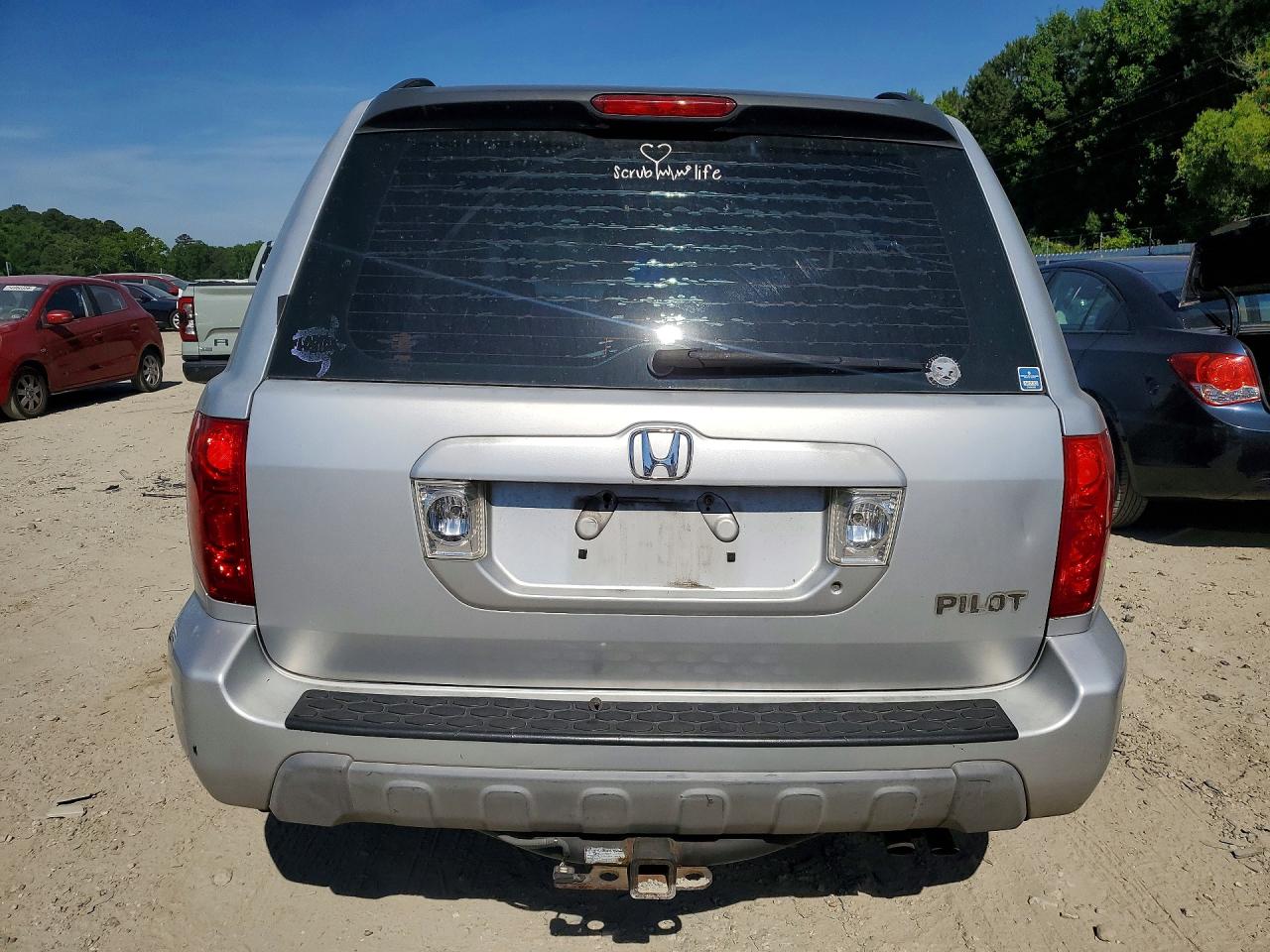 2004 Honda Pilot Lx Серебряный vin: 2HKYF18144H540366