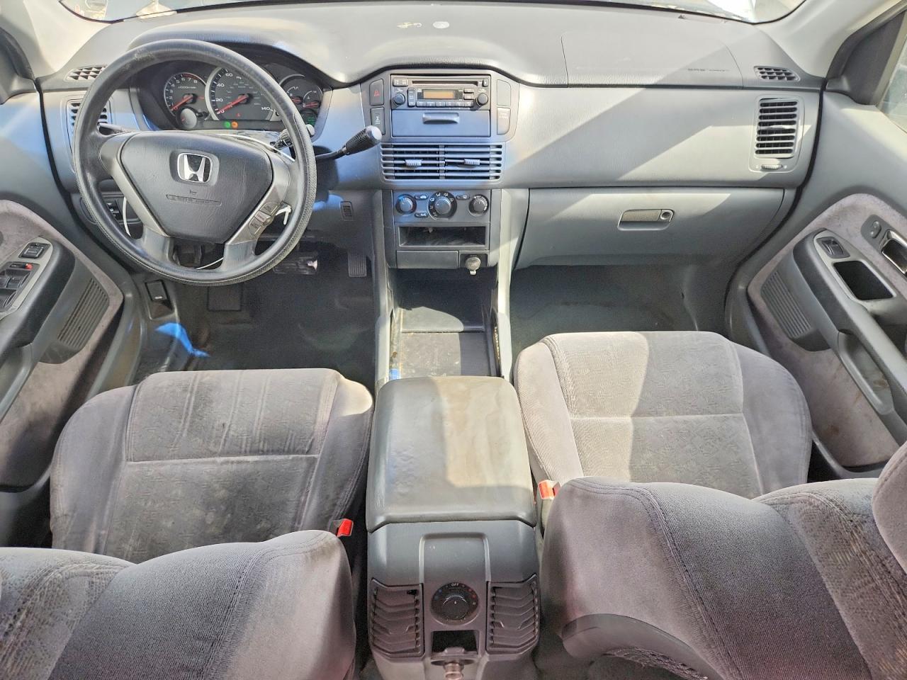 2005 Honda Pilot Lx Blue vin: 2HKYF18145H557606