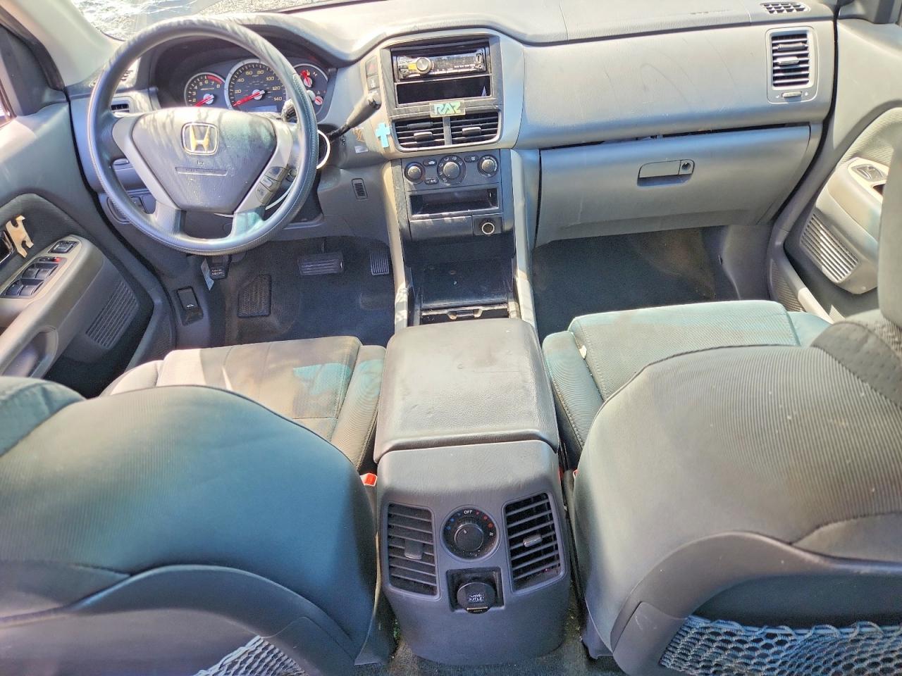 2006 Honda Pilot Lx Black vin: 2HKYF18146H549104