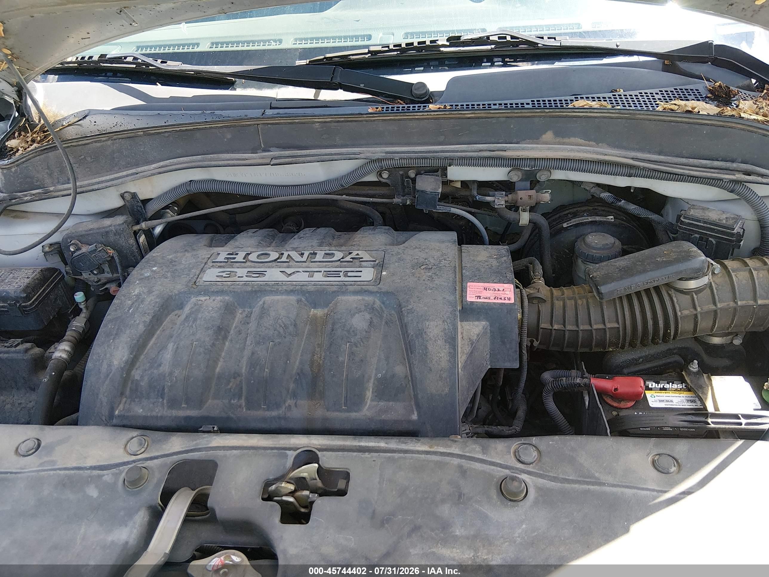 2007 Honda Pilot Lx Серебряный vin: 2HKYF18177H538695