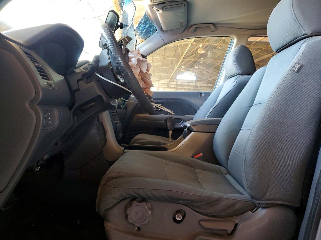 2007 Honda Pilot Lx Blue vin: 2HKYF18187H501171